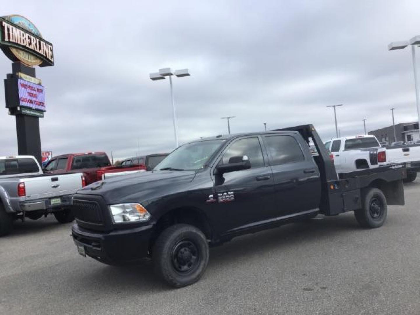 2016 GRAY /Black/Diesel Gray, cloth RAM 2500 Tradesman Crew Cab LWB 4WD (3C6UR5HL2GG) with an 6.7L L6 OHV 24V TURBO DIESEL engine, 6-Speed Automatic transmission, located at 1235 N Woodruff Ave., Idaho Falls, 83401, (208) 523-1053, 43.507172, -112.000488 - This 2016 Ram 2500 Tradesman, has the 6.7L diesel motor. It has 108,248 miles. It has cloth interior, bluetooth audio, and integrated brake control. At Timberline Auto it is always easy to find a great deal on your next vehicle! Our experienced sales staff can help find the right vehicle that will f - Photo#0