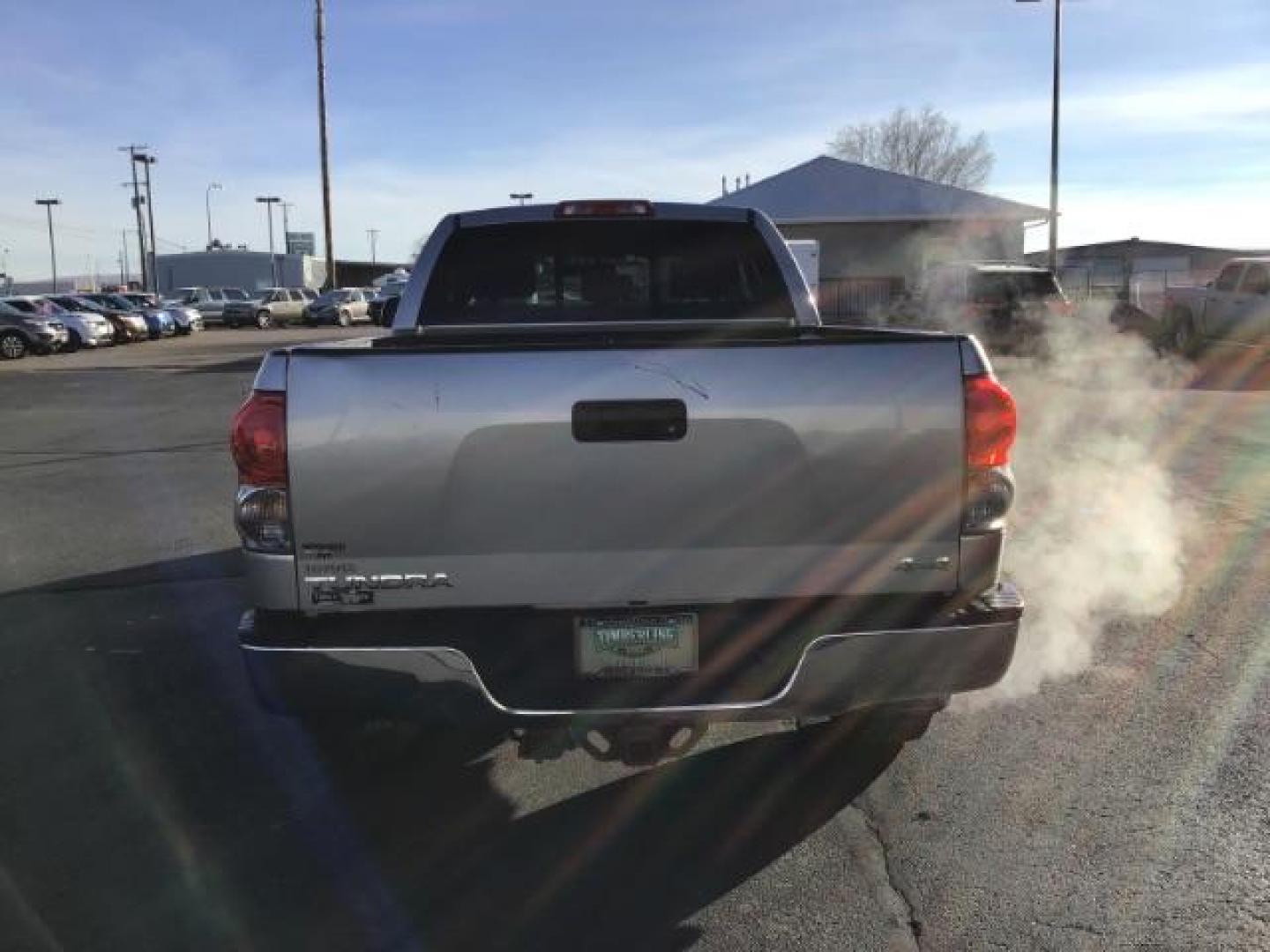 2008 Silver Sky Metallic /Graphite Cloth Interior Toyota Tundra SR5 Double Cab 5.7L 4WD (5TFBV54138X) with an 5.7L V8 DOHC 32V engine, 6-Speed Automatic transmission, located at 1235 N Woodruff Ave., Idaho Falls, 83401, (208) 523-1053, 43.507172, -112.000488 - This 2008 Toyota Tundra 4x4 , has the 5.7L V8 motor. It only has 121,145 miles. It comes with cloth interior, bench seat, in the front, for extra seating. It comes with cruise control, and AM/FM CD stereo. At Timberline Auto it is always easy to find a great deal on your next vehicle! Our experience - Photo#3