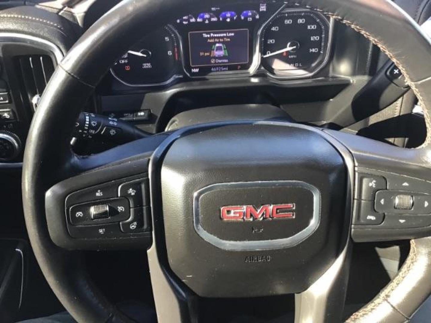 2020 Carbon Black Metallic /Jet Black w/Kalahari Accents, leather GMC Sierra 1500 AT4 Crew Cab Short Box 4WD (1GTP9EEL2LZ) with an 6.2L V8 OHV 16V engine, 6-Speed Automatic transmission, located at 1235 N Woodruff Ave., Idaho Falls, 83401, (208) 523-1053, 43.507172, -112.000488 - This 2020 GMC Sierra AT4, only has 46,417 miles. It comes with leather interior, heated and cooled seats, heads up display, sunroof, integrated trailer brake, and bluetooth. At Timberline Auto it is always easy to find a great deal on your next vehicle! Our experienced sales staff can help find the - Photo#13