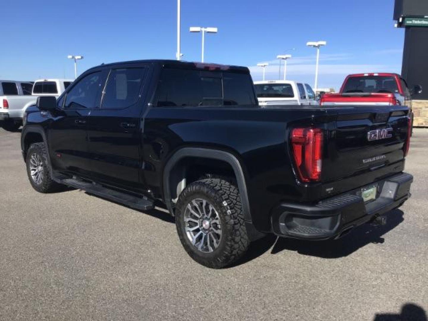 2020 Carbon Black Metallic /Jet Black w/Kalahari Accents, leather GMC Sierra 1500 AT4 Crew Cab Short Box 4WD (1GTP9EEL2LZ) with an 6.2L V8 OHV 16V engine, 6-Speed Automatic transmission, located at 1235 N Woodruff Ave., Idaho Falls, 83401, (208) 523-1053, 43.507172, -112.000488 - This 2020 GMC Sierra AT4, only has 46,417 miles. It comes with leather interior, heated and cooled seats, heads up display, sunroof, integrated trailer brake, and bluetooth. At Timberline Auto it is always easy to find a great deal on your next vehicle! Our experienced sales staff can help find the - Photo#2