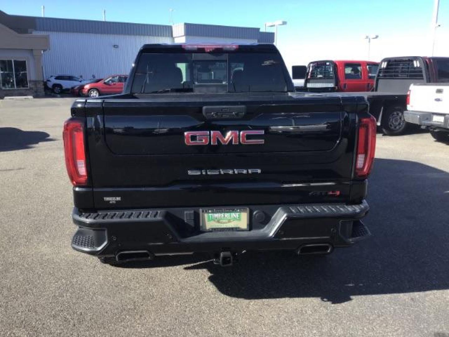 2020 Carbon Black Metallic /Jet Black w/Kalahari Accents, leather GMC Sierra 1500 AT4 Crew Cab Short Box 4WD (1GTP9EEL2LZ) with an 6.2L V8 OHV 16V engine, 6-Speed Automatic transmission, located at 1235 N Woodruff Ave., Idaho Falls, 83401, (208) 523-1053, 43.507172, -112.000488 - This 2020 GMC Sierra AT4, only has 46,417 miles. It comes with leather interior, heated and cooled seats, heads up display, sunroof, integrated trailer brake, and bluetooth. At Timberline Auto it is always easy to find a great deal on your next vehicle! Our experienced sales staff can help find the - Photo#3