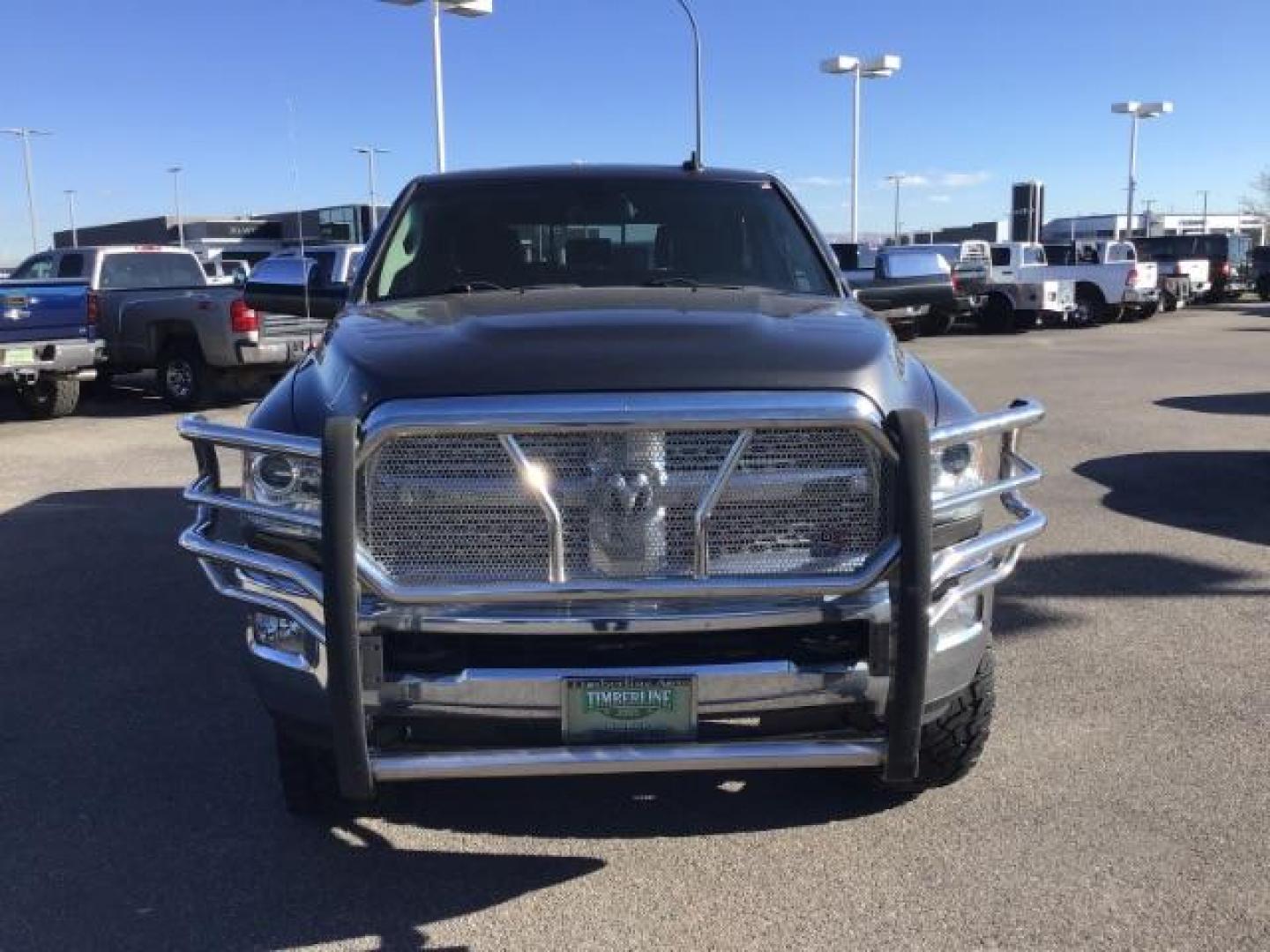 2015 GRAY /LEATHER RAM 2500 Laramie Mega Cab 4WD (3C6UR5NJ9FG) with an 6.4L V8 engine, 6-Speed Automatic transmission, located at 1235 N Woodruff Ave., Idaho Falls, 83401, (208) 523-1053, 43.507172, -112.000488 - This 2015 Ram 2500 Laramie, has the 6.4L V8 Hemi motor. It has 97,556 miles. It has the Mega Cab, and is loaded, with leather seats, keyless remote, power locks, dual power seats, back up camera, heated seats, and a soft tonneau cover. At Timberline Auto it is always easy to find a great deal on yo - Photo#7