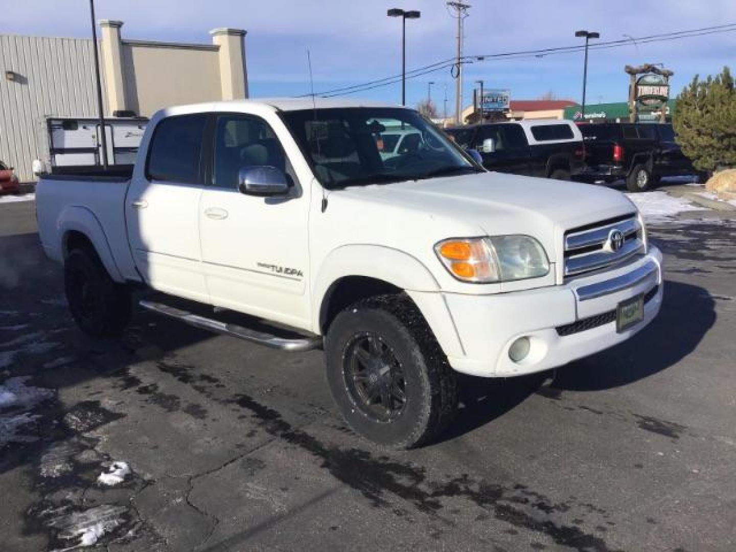 2004 Natural White /Gray Cloth Interior Toyota Tundra SR5 Double Cab 4WD (5TBDT44144S) with an 4.7L V8 DOHC 32V engine, 4-Speed Automatic transmission, located at 1235 N Woodruff Ave., Idaho Falls, 83401, (208) 523-1053, 43.507172, -112.000488 - This 2004 Toyota Tundra SR5 Double Cab 4WD, has cloth interior, cruise control, and AM/FM CD stereo. At Timberline Auto it is always easy to find a great deal on your next vehicle! Our experienced sales staff can help find the right vehicle will fit your needs. Our knowledgeable finance department h - Photo#6