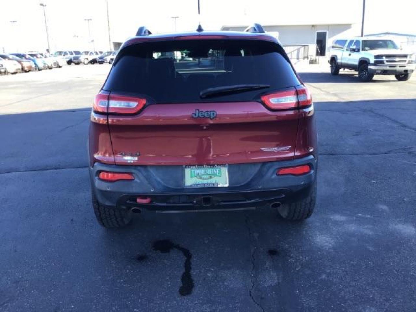 2014 /Black Jeep Cherokee Trailhawk 4WD (1C4PJMBS8EW) with an 3.2L V6 DOHC 24V engine, 9-Speed Automatic transmission, located at 1235 N Woodruff Ave., Idaho Falls, 83401, (208) 523-1053, 43.507172, -112.000488 - This 2014 Jeep Cherokee Trailhawk, is AWD. It has 134,000 miles. It comes with leather interior, heated seats, touch screen, bluetooth, and Sirius XM. At Timberline Auto it is always easy to find a great deal on your next vehicle! Our experienced sales staff can help find the right vehicle will fit - Photo#3