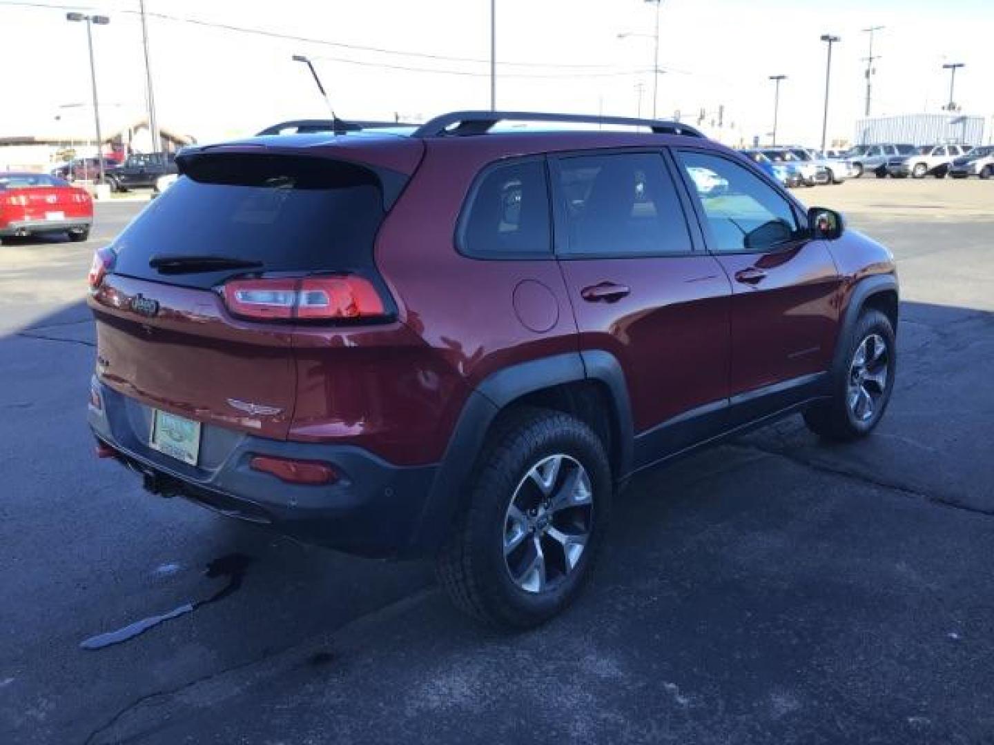 2014 /Black Jeep Cherokee Trailhawk 4WD (1C4PJMBS8EW) with an 3.2L V6 DOHC 24V engine, 9-Speed Automatic transmission, located at 1235 N Woodruff Ave., Idaho Falls, 83401, (208) 523-1053, 43.507172, -112.000488 - This 2014 Jeep Cherokee Trailhawk, is AWD. It has 134,000 miles. It comes with leather interior, heated seats, touch screen, bluetooth, and Sirius XM. At Timberline Auto it is always easy to find a great deal on your next vehicle! Our experienced sales staff can help find the right vehicle will fit - Photo#4