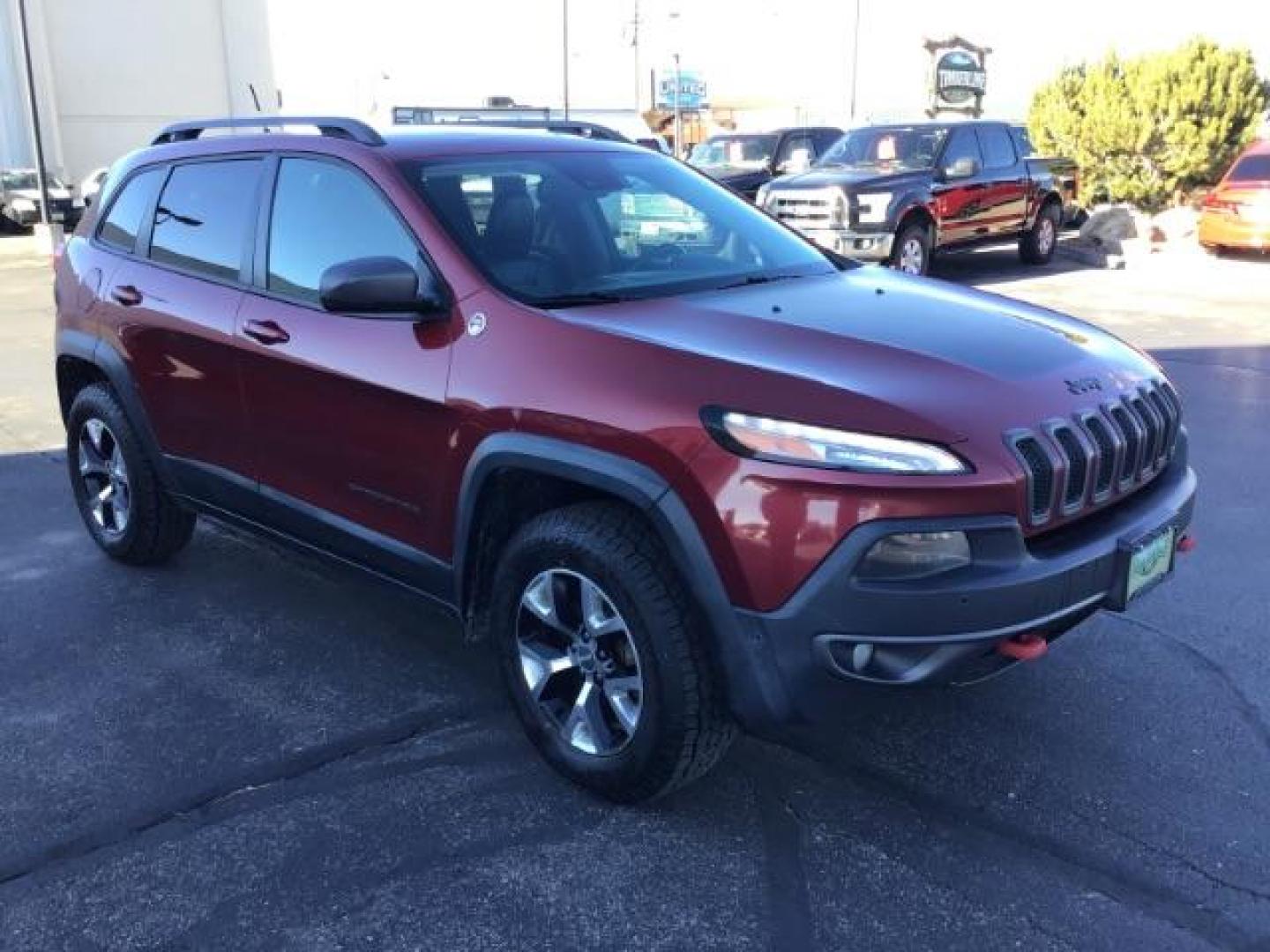 2014 /Black Jeep Cherokee Trailhawk 4WD (1C4PJMBS8EW) with an 3.2L V6 DOHC 24V engine, 9-Speed Automatic transmission, located at 1235 N Woodruff Ave., Idaho Falls, 83401, (208) 523-1053, 43.507172, -112.000488 - This 2014 Jeep Cherokee Trailhawk, is AWD. It has 134,000 miles. It comes with leather interior, heated seats, touch screen, bluetooth, and Sirius XM. At Timberline Auto it is always easy to find a great deal on your next vehicle! Our experienced sales staff can help find the right vehicle will fit - Photo#6