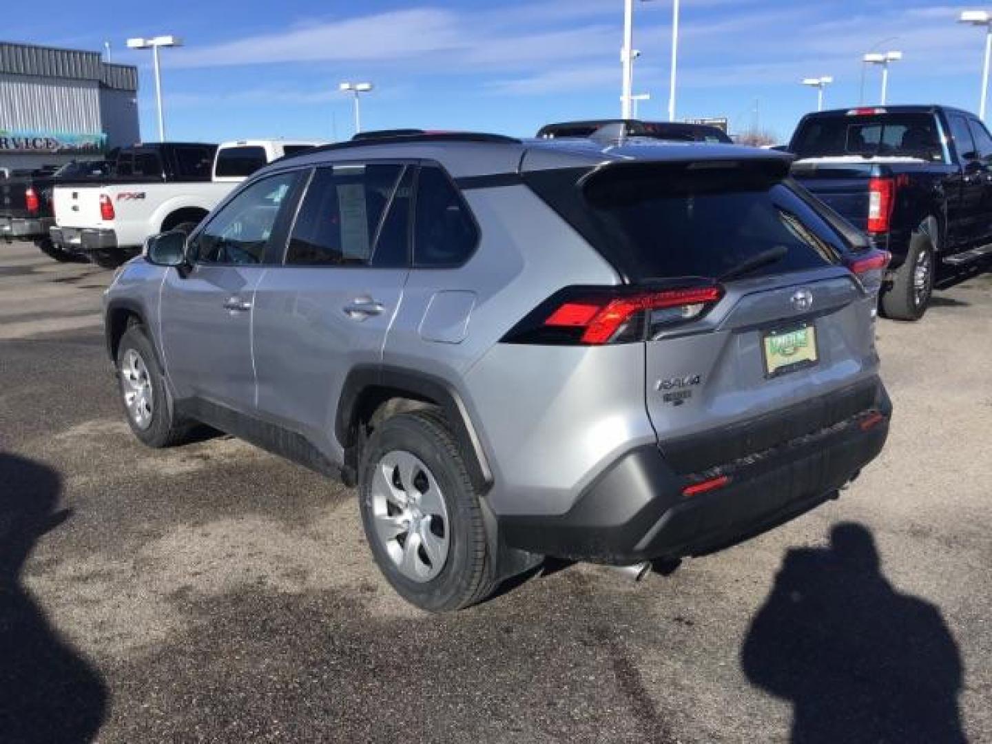 2021 Silver Sky Metallic /Black, cloth Toyota RAV4 LE AWD (2T3G1RFV9MC) with an 2.5L L4 DOHC 16V engine, 8-Speed Automatic transmission, located at 1235 N Woodruff Ave., Idaho Falls, 83401, (208) 523-1053, 43.507172, -112.000488 - This 2021 Toyota Rav4 LE, is AWD, has the 2.5L 4cyl. motor. It has 62,356 miles. Comes with cloth interior, back up camera, lane assist, blind spot, blue tooth and power locks and windows. At Timberline Auto it is always easy to find a great deal on your next vehicle! Our experienced sales staff can - Photo#2