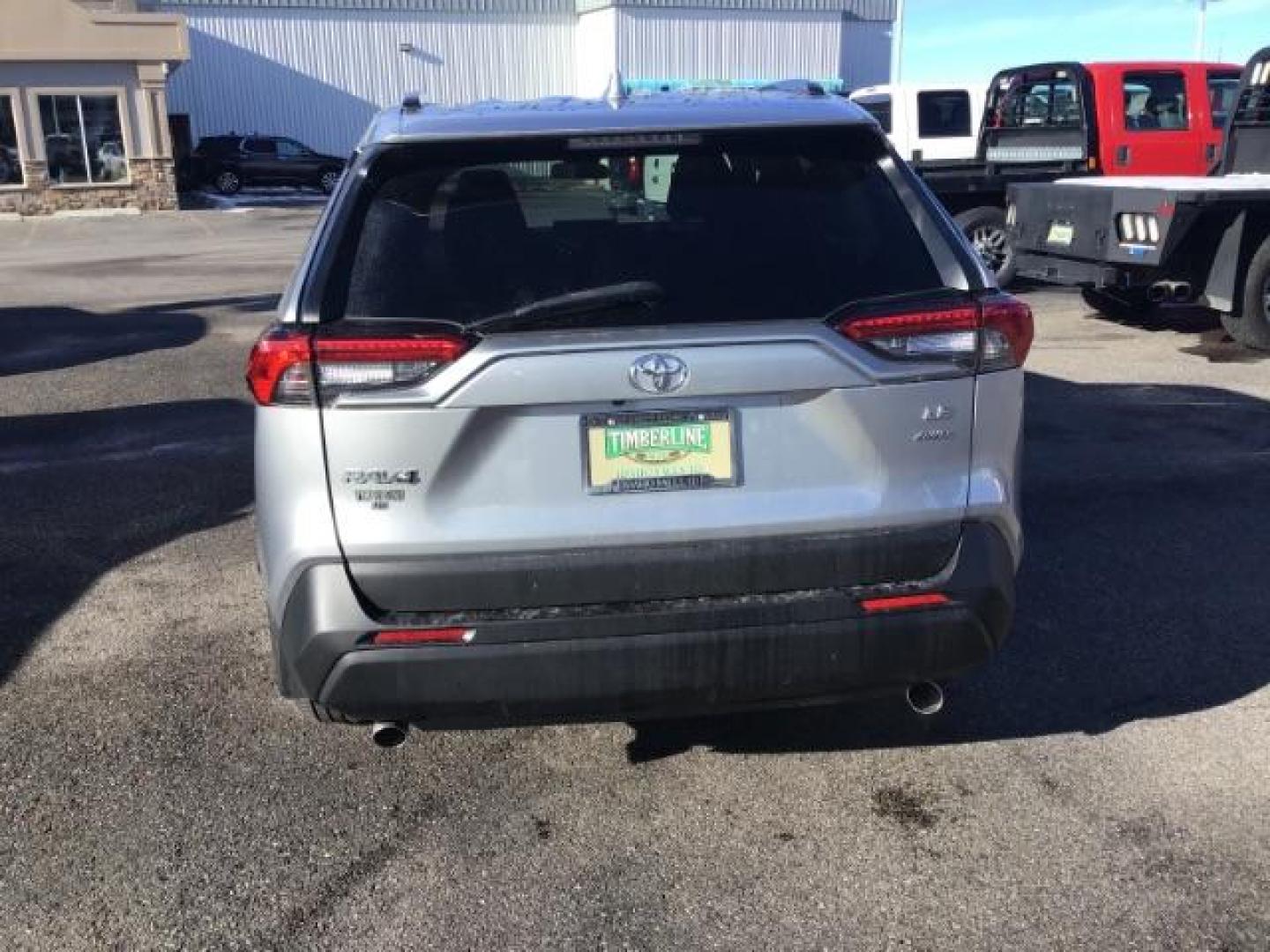 2021 Silver Sky Metallic /Black, cloth Toyota RAV4 LE AWD (2T3G1RFV9MC) with an 2.5L L4 DOHC 16V engine, 8-Speed Automatic transmission, located at 1235 N Woodruff Ave., Idaho Falls, 83401, (208) 523-1053, 43.507172, -112.000488 - This 2021 Toyota Rav4 LE, is AWD, has the 2.5L 4cyl. motor. It has 62,356 miles. Comes with cloth interior, back up camera, lane assist, blind spot, blue tooth and power locks and windows. At Timberline Auto it is always easy to find a great deal on your next vehicle! Our experienced sales staff can - Photo#3