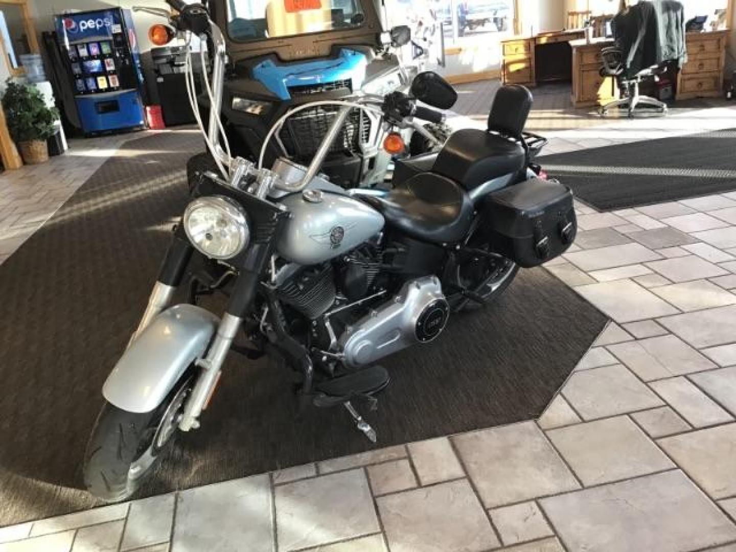 2012 SILVER Harley-Davidson FLSTFB - (1HD1JNV11CB) with an 1690CC engine, MANUAL transmission, located at 1235 N Woodruff Ave., Idaho Falls, 83401, (208) 523-1053, 43.507172, -112.000488 - Photo#0