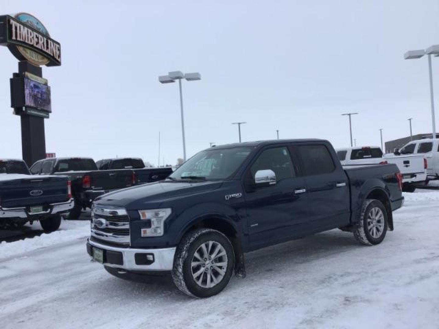 2016 Blue Jeans Metallic /Black, leather Ford F-150 Lariat SuperCrew 5.5-ft. Bed 4WD (1FTEW1EG9GF) with an 3.5L V6 TURBO engine, 6-Speed Automatic transmission, located at 1235 N Woodruff Ave., Idaho Falls, 83401, (208) 523-1053, 43.507172, -112.000488 - This 2016 Ford F150 Lariat 4x4, has the 3.5L ecoboost motor. It has 111,000 miles. Comes with leather interior, heated and cooled seats, back up camera, blue tooth audio, and parking sensors. At Timberline Auto it is always easy to find a great deal on your next vehicle! Our experienced sales staff - Photo#0