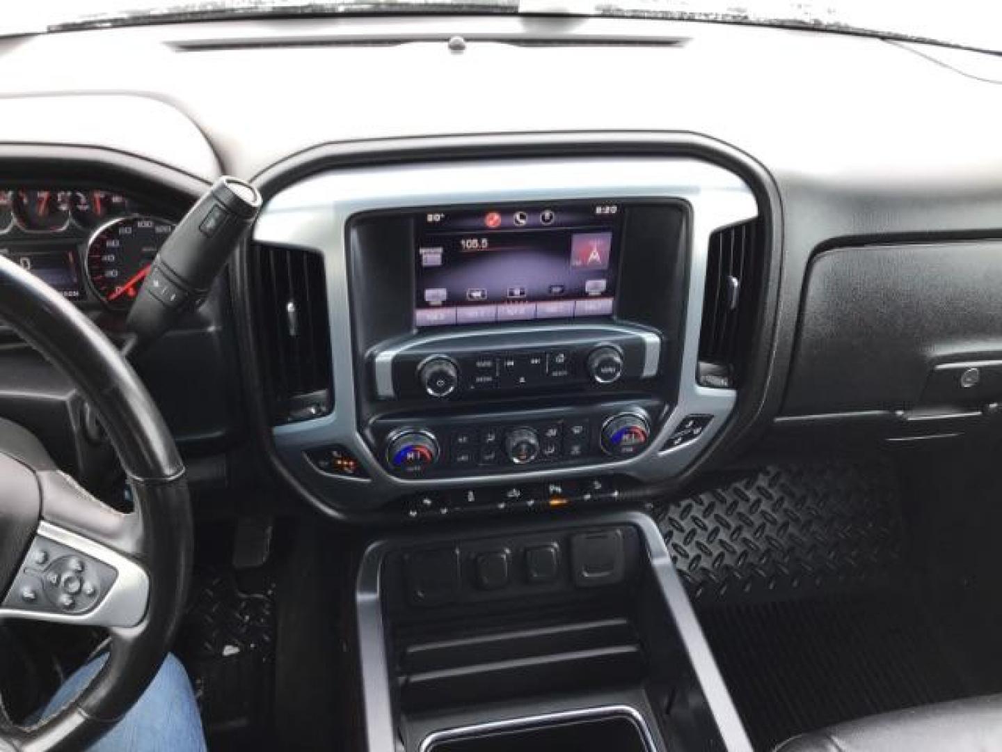 2015 Onyx Black /Jet Black, leather GMC Sierra 1500 SLT Double Cab 4WD (1GTV2VEC6FZ) with an 5.3L V8 OHV 16V engine, 6-Speed Automatic transmission, located at 1235 N Woodruff Ave., Idaho Falls, 83401, (208) 523-1053, 43.507172, -112.000488 - This 2015 GMC 1500 4x4 SLT, has the 5.3L motor. It has 114,000 miles. Comes with leather interior, heated and cooled seats, touch screen stereo, blue tooth audio, and remote start. At Timberline Auto it is always easy to find a great deal on your next vehicle! Our experienced sales staff can help fi - Photo#10