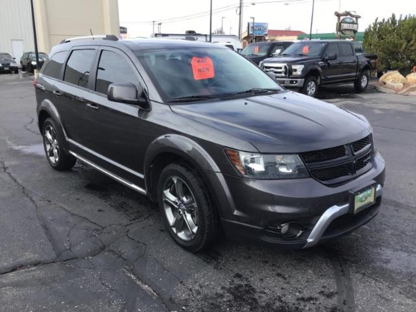 2016 Granite Crystal Metallic Clear Coat /Black, leather/cloth Dodge Journey Crossroad AWD (3C4PDDGG8GT) with an 3.6L V6 DOHC 24V engine, 6-Speed Automatic transmission, located at 1235 N Woodruff Ave., Idaho Falls, 83401, (208) 523-1053, 43.507172, -112.000488 - At Timberline Auto it is always easy to find a great deal on your next vehicle! Our experienced sales staff can help find the right vehicle will fit your needs. Our knowledgeable finance department has options for almost any credit score. We offer many warranty contract options to protect you new pr - Photo#6