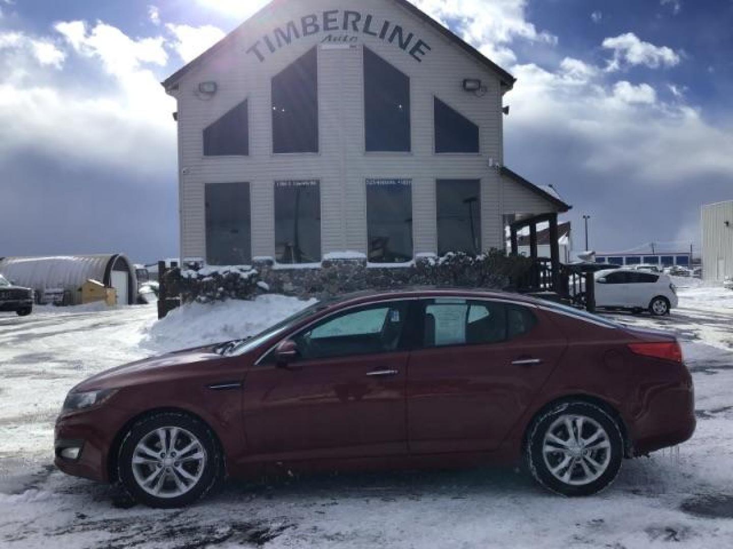 2012 Dark Cherry Pearl Metallic /Gray Leather Interior Kia Optima EX (5XXGN4A73CG) with an 2.4L L4 DOHC 16V engine, 6-Speed Automatic transmission, located at 1235 N Woodruff Ave., Idaho Falls, 83401, (208) 523-1053, 43.507172, -112.000488 - This 2012 Kia Optima Ex, has 121,000 miles. Comes with Leather interior, heated seats, back up camera, blue tooth audio, and power seats. At Timberline Auto it is always easy to find a great deal on your next vehicle! Our experienced sales staff can help find the right vehicle will fit your needs. O - Photo#1