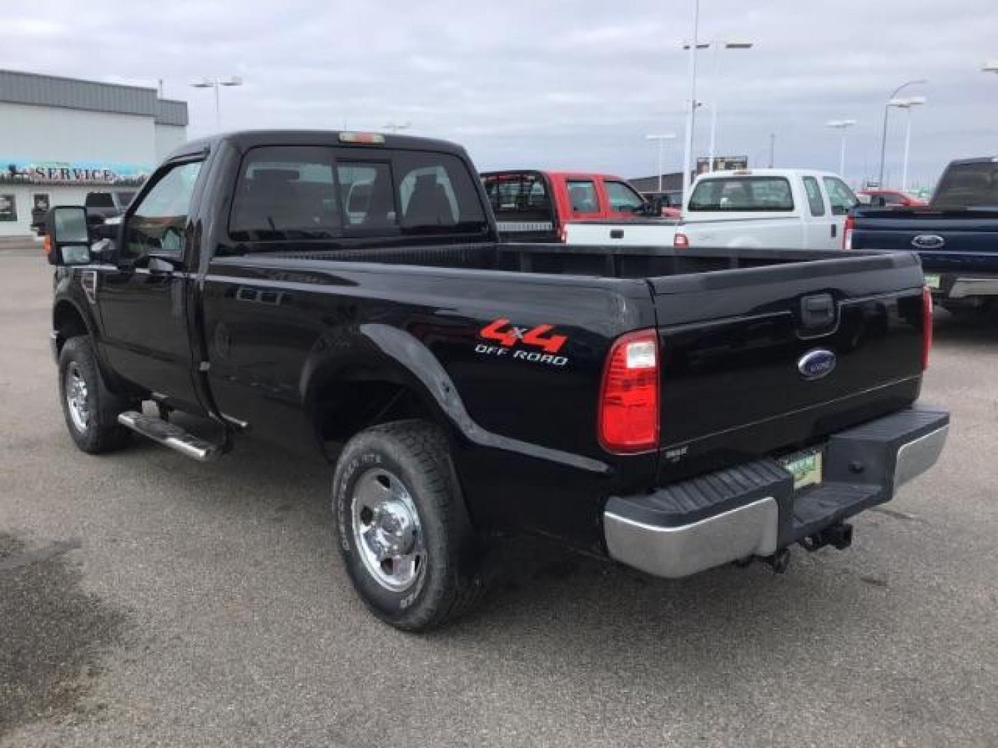 2008 Black /Medium Stone Cloth Interior Ford F-250 SD XLT 4WD (1FTSF21RX8E) with an 6.4L V8 OHV 32V TURBO DIESEL engine, 5-Speed Automatic transmission, located at 1235 N Woodruff Ave., Idaho Falls, 83401, (208) 523-1053, 43.507172, -112.000488 - This 2008 Ford F250 single cab XLT, has the 6.4L diesel motor. It has 116,000 miles. Comes with cloth interior, cruise control, power windows and locks, and it does come with a turn over ball. At Timberline Auto it is always easy to find a great deal on your next vehicle! Our experienced sales staff - Photo#2