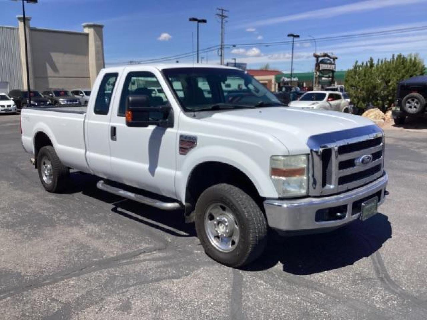 2008 Oxford White Ford F-250 SD EXTENDED CAB PICKUP 4-DR (1FTSX21R68E) with an 6.4L V8 OHV 32V TURBO DIESEL engine, 5-Speed Automatic transmission, located at 1235 N Woodruff Ave., Idaho Falls, 83401, (208) 523-1053, 43.507172, -112.000488 - This 2008 Ford F250 XLT has the 6.4L diesel motor. It has fixed running boards, cloth interior, AM/FM CD stereo, keyless remote, power locks, power windows, and integrated trailer brake. At Timberline Auto it is always easy to find a great deal on your next vehicle! Our experienced sales staff can h - Photo#32