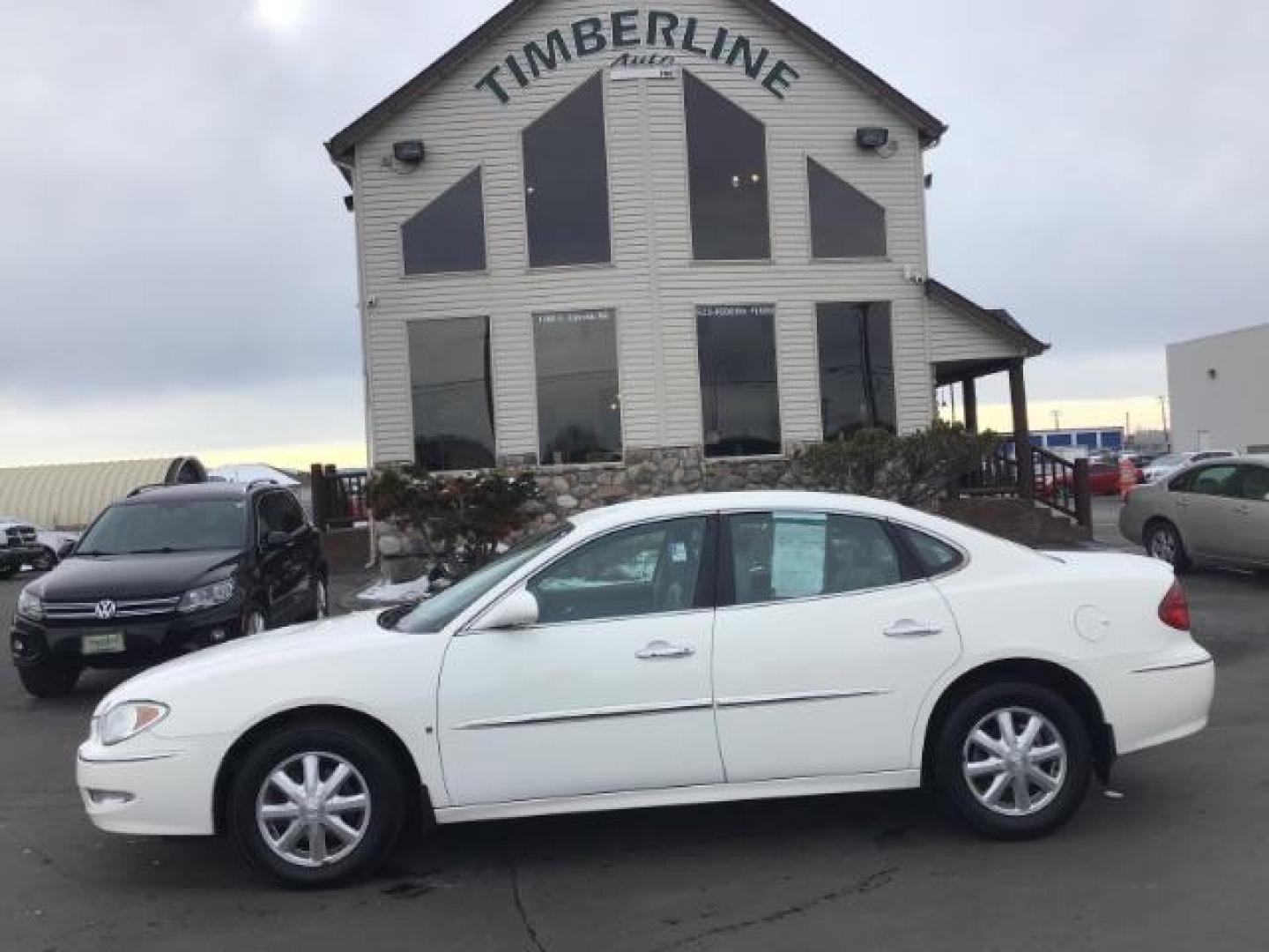 2006 White Opal Buick LaCrosse CXL (2G4WD582561) with an 3.8L V6 OHV 12V engine, 4-Speed Automatic transmission, located at 1235 N Woodruff Ave., Idaho Falls, 83401, (208) 523-1053, 43.507172, -112.000488 - This 2006 Buick Lacrosse CXL, has 117,000 miles. Comes with leather interior, heated seats, power seats, power windows, cruise control, and AM/FM CD stereo. At Timberline Auto it is always easy to find a great deal on your next vehicle! Our experienced sales staff can help find the right vehicle wil - Photo#1