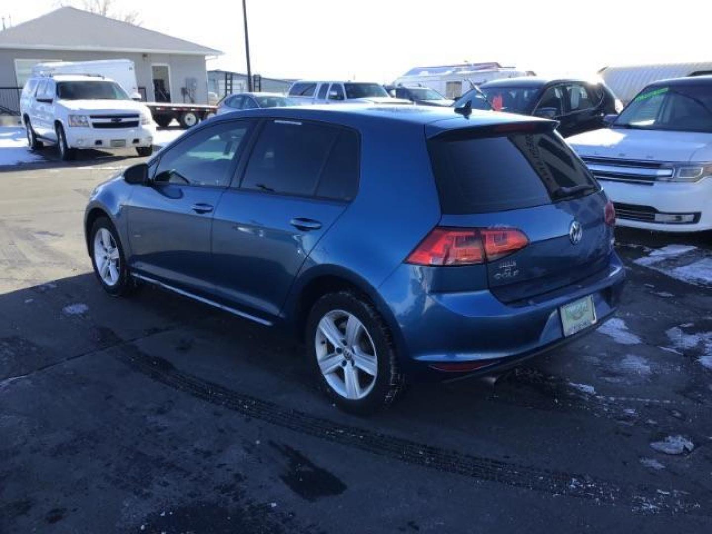 2015 Blue Silk Metallic /Black, leatherette Volkswagen Golf TDI S 6A (3VW2A7AU2FM) with an 2.0L L4 SOHC 16V TURBO DIESEL engine, 6-Speed Automatic transmission, located at 1235 N Woodruff Ave., Idaho Falls, 83401, (208) 523-1053, 43.507172, -112.000488 - This 2015 Volkswagen Golf , has the 2.0L TDI motor. It has 116,000 miles. Comes with leather interior, touch screen stereo, blue tooth audio, steering wheel controls, and cruise control. At Timberline Auto it is always easy to find a great deal on your next vehicle! Our experienced sales staff can h - Photo#2