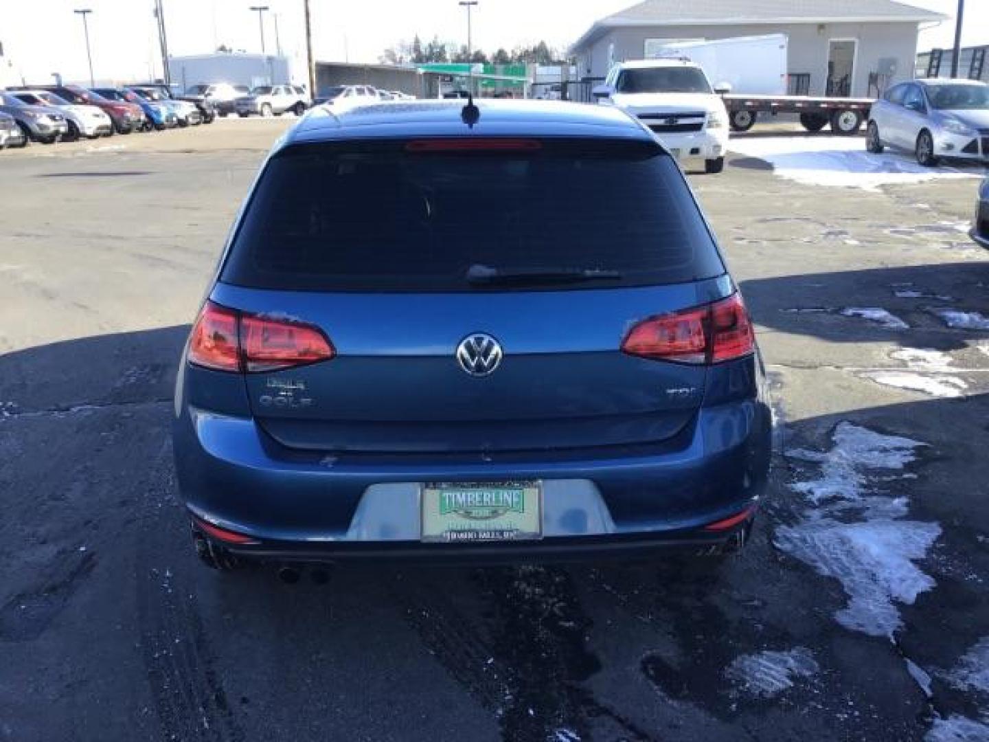 2015 Blue Silk Metallic /Black, leatherette Volkswagen Golf TDI S 6A (3VW2A7AU2FM) with an 2.0L L4 SOHC 16V TURBO DIESEL engine, 6-Speed Automatic transmission, located at 1235 N Woodruff Ave., Idaho Falls, 83401, (208) 523-1053, 43.507172, -112.000488 - This 2015 Volkswagen Golf , has the 2.0L TDI motor. It has 116,000 miles. Comes with leather interior, touch screen stereo, blue tooth audio, steering wheel controls, and cruise control. At Timberline Auto it is always easy to find a great deal on your next vehicle! Our experienced sales staff can h - Photo#3