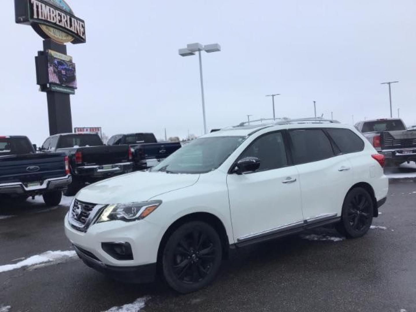 2017 Pearl White /Charcoal, leather Nissan Pathfinder Platinum 4WD (5N1DR2MM5HC) with an 3.5L V6 DOHC 24V engine, Continuously Variable Transmission transmission, located at 1235 N Woodruff Ave., Idaho Falls, 83401, (208) 523-1053, 43.507172, -112.000488 - This 2017 Nissan Pathfinder Platinum AWD, has 86,000 miles. It comes with leather interior, back up camera, blue tooth audio, power seats, push button start, remote start, and has 3rd row seating. At Timberline Auto it is always easy to find a great deal on your next vehicle! Our experienced sales s - Photo#0