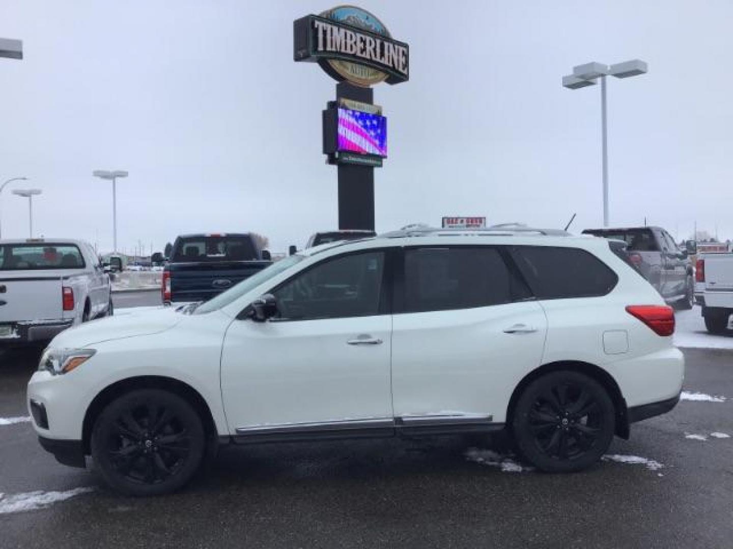 2017 Pearl White /Charcoal, leather Nissan Pathfinder Platinum 4WD (5N1DR2MM5HC) with an 3.5L V6 DOHC 24V engine, Continuously Variable Transmission transmission, located at 1235 N Woodruff Ave., Idaho Falls, 83401, (208) 523-1053, 43.507172, -112.000488 - This 2017 Nissan Pathfinder Platinum AWD, has 86,000 miles. It comes with leather interior, back up camera, blue tooth audio, power seats, push button start, remote start, and has 3rd row seating. At Timberline Auto it is always easy to find a great deal on your next vehicle! Our experienced sales s - Photo#1