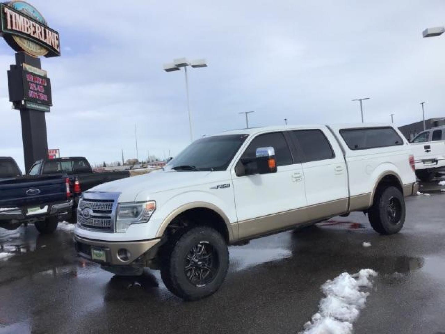 2013 WHITE /LEATHER Ford F-150 Lariat SuperCrew 6.5-ft. Bed 4WD (1FTFW1ET0DF) with an 3.5L V6 TURBO engine, AUTOMATIC transmission, located at 1235 N Woodruff Ave., Idaho Falls, 83401, (208) 523-1053, 43.507172, -112.000488 - This 2013 Ford F150 Lariat 4x4, has the 3.5L eco boost motor. It has 144,000 miles. Comes with leather interior, heated and cooled seats, keyless remote, blue tooth audio, Sony speakers, and Navigation At Timberline Auto it is always easy to find a great deal on your next vehicle! Our experienced sa - Photo#0