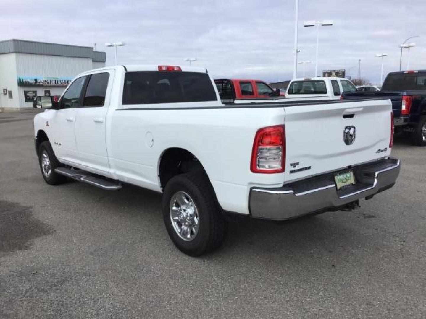 2021 Bright White Clear Coat /Black/Diesel Gray RAM 2500 Tradesman Crew Cab LWB 4WD (3C6UR5JL7MG) with an 6.7L L6 OHV 24V TURBO DIESEL engine, 6-Speed Automatic transmission, located at 1235 N Woodruff Ave., Idaho Falls, 83401, (208) 523-1053, 43.507172, -112.000488 - This 2021 Ram 2500 Bighorn 4x4, has the 6.7L diesel motor. It has 40,000 miles. It comes with cloth interior, integrated brake control, power windows and locks. At Timberline Auto it is always easy to find a great deal on your next vehicle! Our experienced sales staff can help find the right vehicle - Photo#2