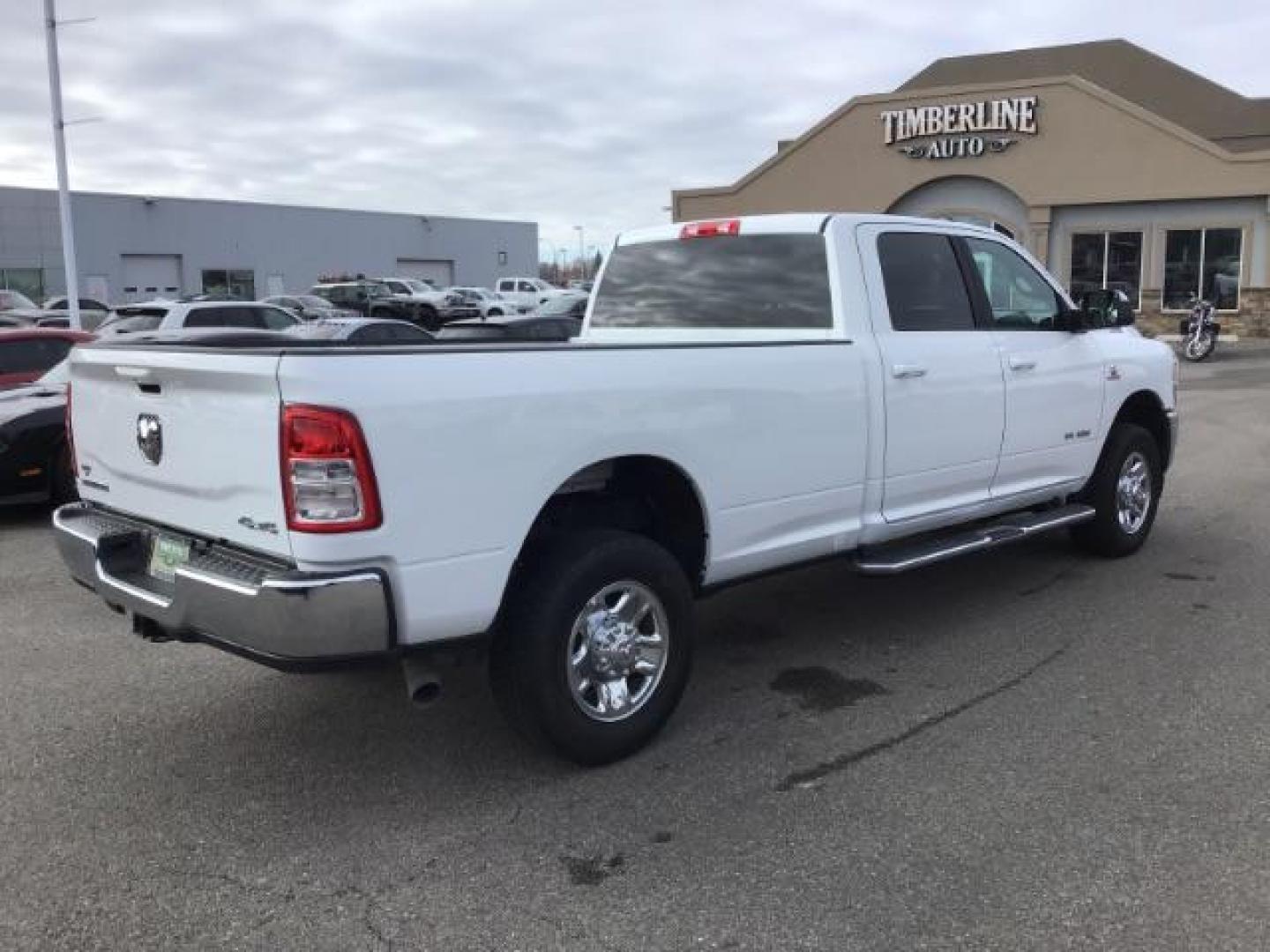 2021 Bright White Clear Coat /Black/Diesel Gray RAM 2500 Tradesman Crew Cab LWB 4WD (3C6UR5JL7MG) with an 6.7L L6 OHV 24V TURBO DIESEL engine, 6-Speed Automatic transmission, located at 1235 N Woodruff Ave., Idaho Falls, 83401, (208) 523-1053, 43.507172, -112.000488 - This 2021 Ram 2500 Bighorn 4x4, has the 6.7L diesel motor. It has 40,000 miles. It comes with cloth interior, integrated brake control, power windows and locks. At Timberline Auto it is always easy to find a great deal on your next vehicle! Our experienced sales staff can help find the right vehicle - Photo#4