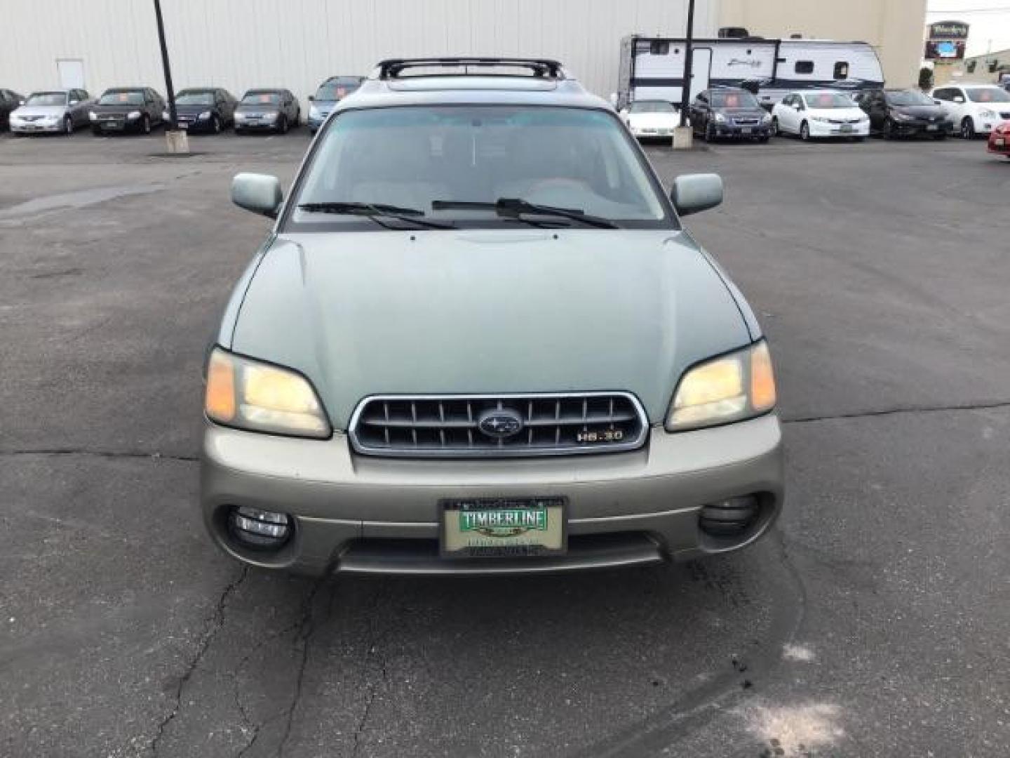 2003 Timberline Green Pearl/Titanium Pearl Subaru Outback H6-3.0 L.L. Bean Edition Wagon (4S3BH806X37) with an 3.0L H6 DOHC 24V engine, 4-Speed Automatic transmission, located at 1235 N Woodruff Ave., Idaho Falls, 83401, (208) 523-1053, 43.507172, -112.000488 - This 2003 Subaru Outback AWD, has 262,000 miles. Comes with leather interior, heated seats, sunroof, cruise control, and power windows and locks. At Timberline Auto it is always easy to find a great deal on your next vehicle! Our experienced sales staff can help find the right vehicle will fit your - Photo#7