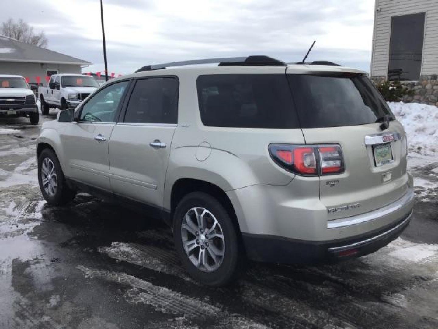 2015 GMC Acadia SLT-1 AWD (1GKKVRKD5FJ) with an 3.6L V6 DOHC 24V engine, 6-Speed Automatic transmission, located at 1235 N Woodruff Ave., Idaho Falls, 83401, (208) 523-1053, 43.507172, -112.000488 - This 2015 GMC Acadia SLT AWD, has 162,000 miles. Comes with leather interior, heated seats, power seats, blue tooth audio, and back up camera. At Timberline Auto it is always easy to find a great deal on your next vehicle! Our experienced sales staff can help find the right vehicle will fit your nee - Photo#2