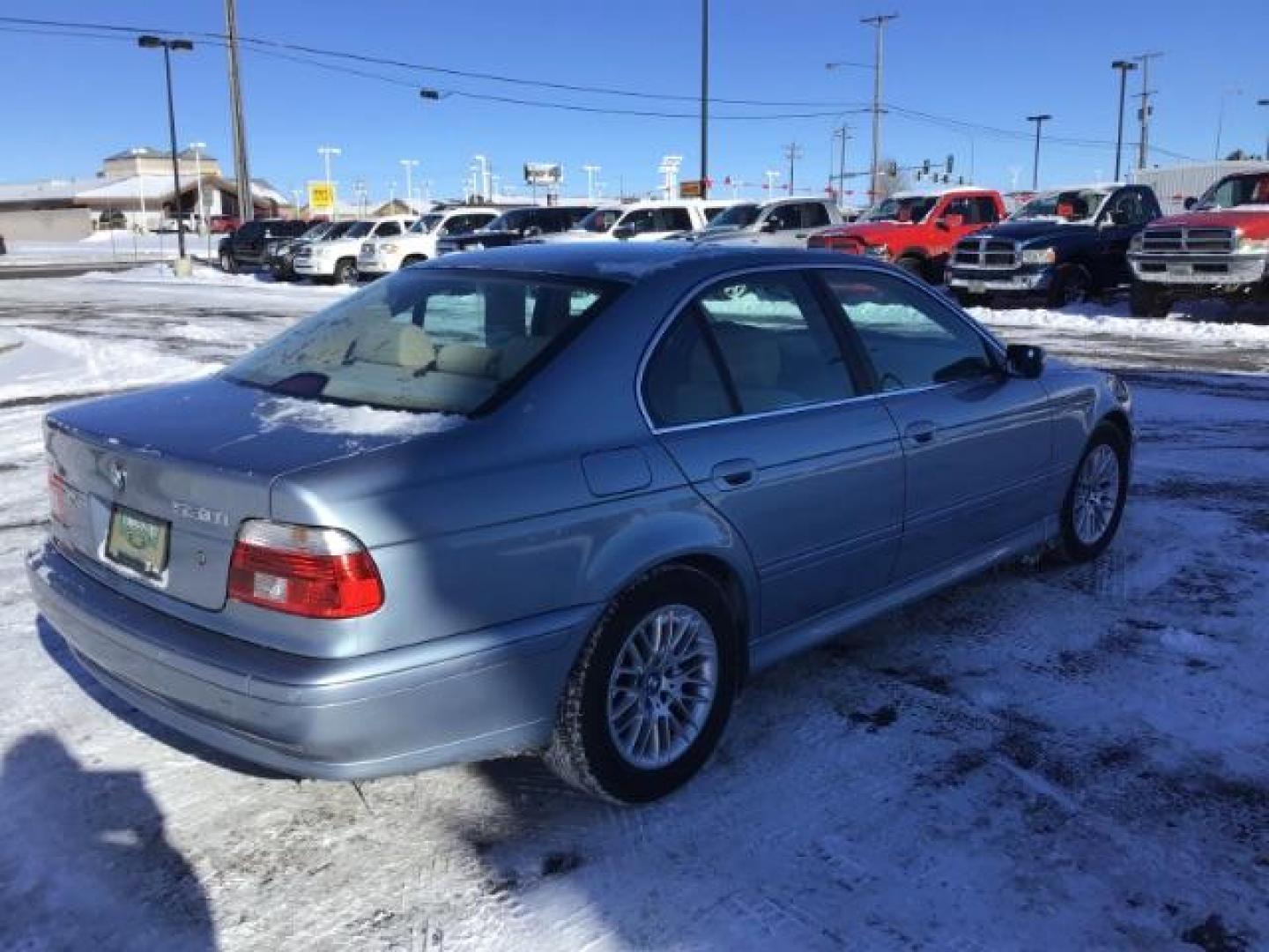 2002 Titanium Silver Metallic /Black Leather Interior BMW 5-Series 530i (WBADT63452C) with an 3.0L L6 DOHC 24V engine, 5-Speed Automatic transmission, located at 1235 N Woodruff Ave., Idaho Falls, 83401, (208) 523-1053, 43.507172, -112.000488 - This 2002 BMW 530i , has a 3.0L V6 motor. It has 121,000 miles. It comes with leather interior, heated seats, power seats, power locks and windows, and sunroof. At Timberline Auto it is always easy to find a great deal on your next vehicle! Our experienced sales staff can help find the right vehicle - Photo#4