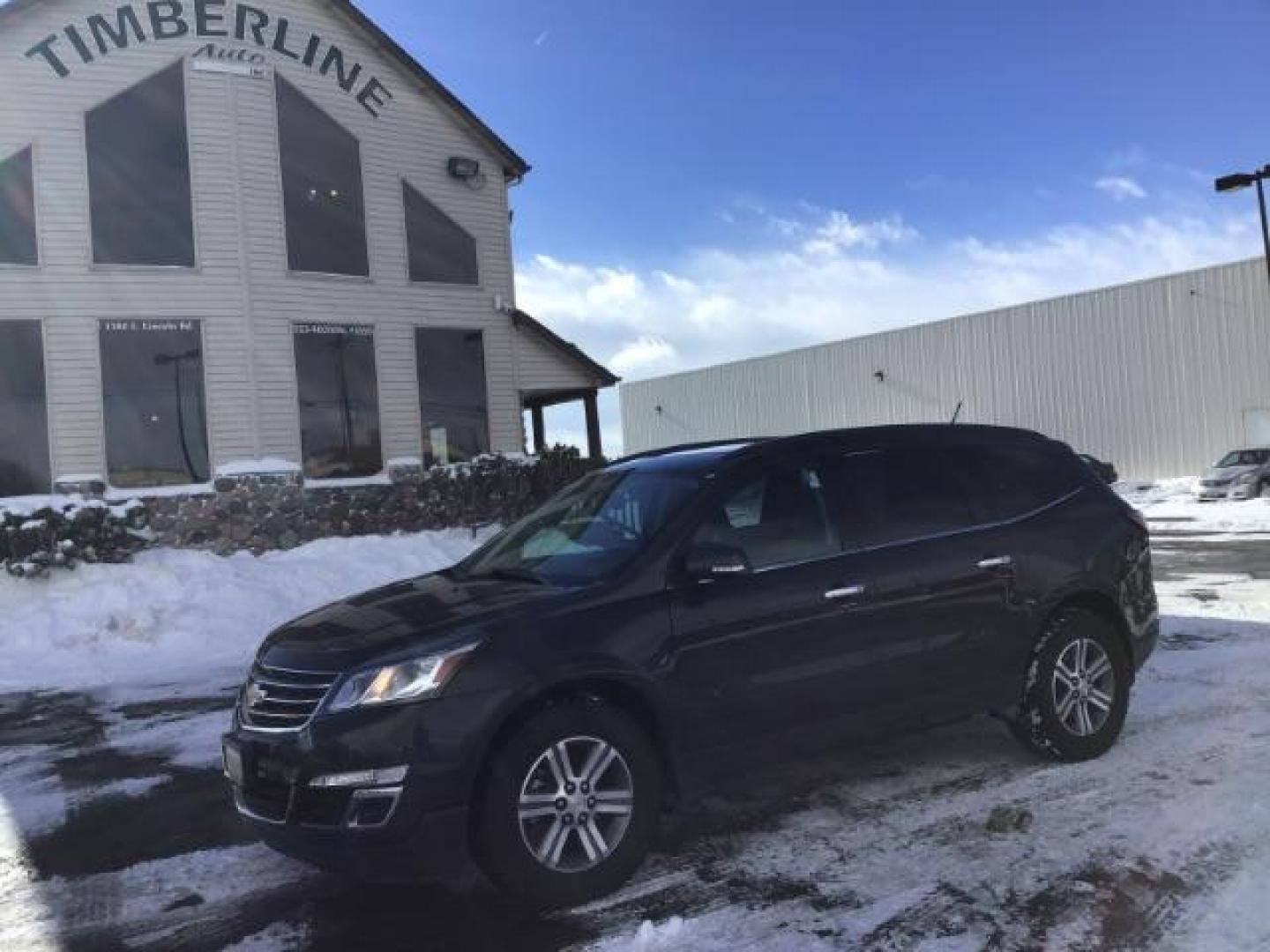 2015 GRAY /Ebony Chevrolet Traverse 2LT AWD (1GNKVHKD4FJ) with an 3.6L V6 DOHC 24V engine, 6-Speed Automatic transmission, located at 1235 N Woodruff Ave., Idaho Falls, 83401, (208) 523-1053, 43.507172, -112.000488 - This 2015 Chevrolet Traverse 2LT AWD, has 70,000 miles. Comes with leather interior, heated seats, back up camera, 3rd row seating, and touch screen stereo. At Timberline Auto it is always easy to find a great deal on your next vehicle! Our experienced sales staff can help find the right vehicle wil - Photo#0