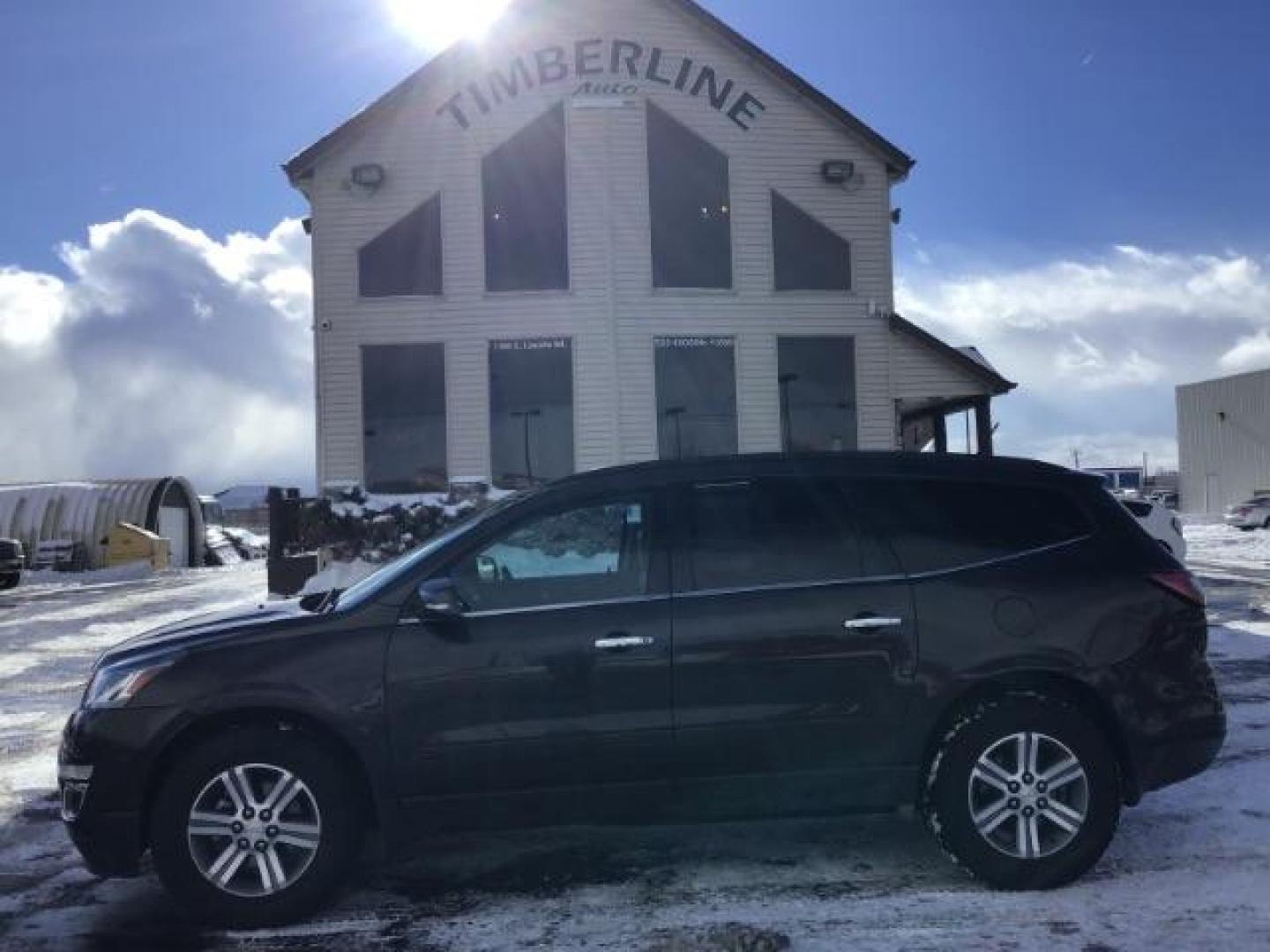 2015 GRAY /Ebony Chevrolet Traverse 2LT AWD (1GNKVHKD4FJ) with an 3.6L V6 DOHC 24V engine, 6-Speed Automatic transmission, located at 1235 N Woodruff Ave., Idaho Falls, 83401, (208) 523-1053, 43.507172, -112.000488 - This 2015 Chevrolet Traverse 2LT AWD, has 70,000 miles. Comes with leather interior, heated seats, back up camera, 3rd row seating, and touch screen stereo. At Timberline Auto it is always easy to find a great deal on your next vehicle! Our experienced sales staff can help find the right vehicle wil - Photo#1