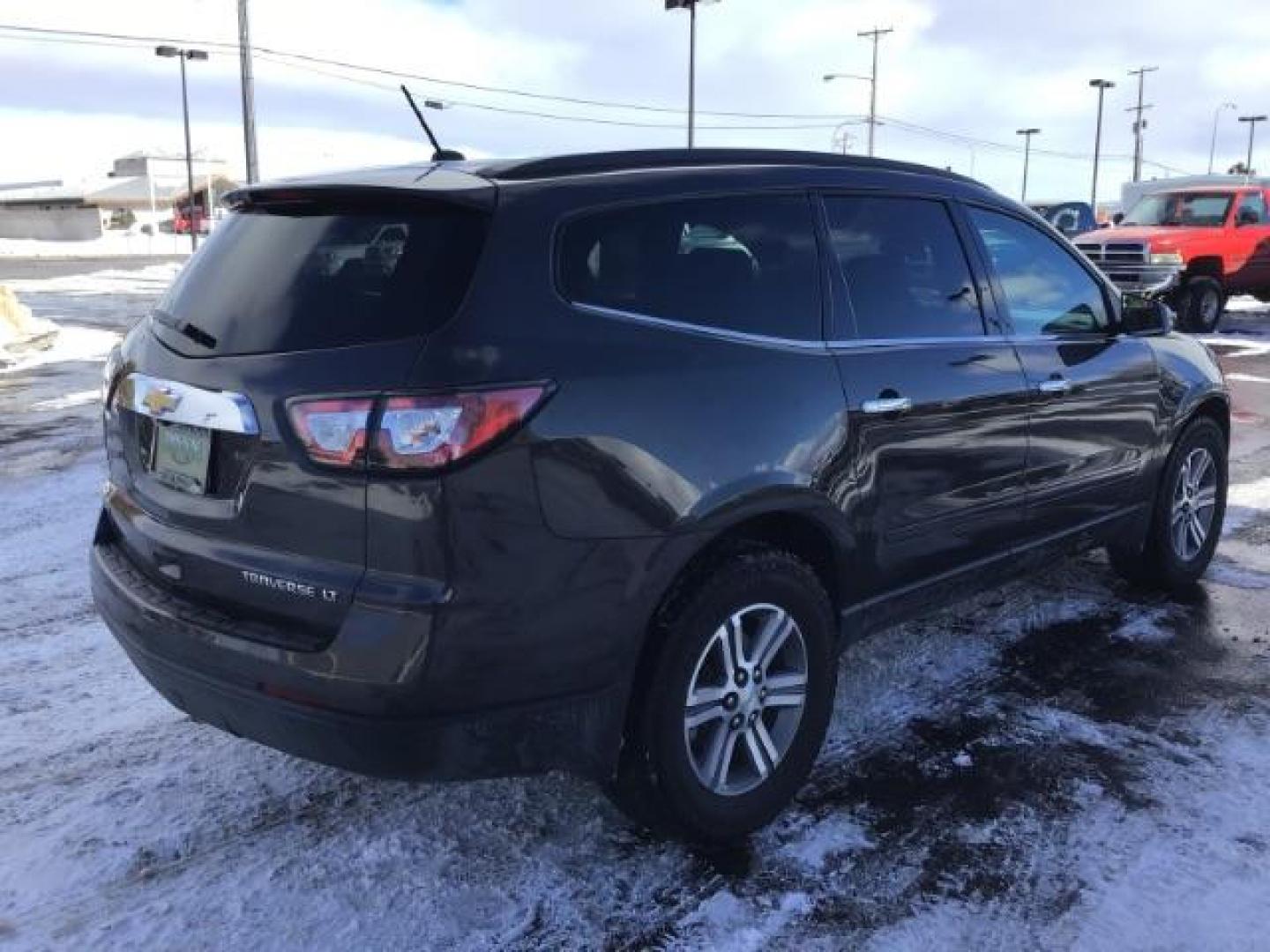 2015 GRAY /Ebony Chevrolet Traverse 2LT AWD (1GNKVHKD4FJ) with an 3.6L V6 DOHC 24V engine, 6-Speed Automatic transmission, located at 1235 N Woodruff Ave., Idaho Falls, 83401, (208) 523-1053, 43.507172, -112.000488 - This 2015 Chevrolet Traverse 2LT AWD, has 70,000 miles. Comes with leather interior, heated seats, back up camera, 3rd row seating, and touch screen stereo. At Timberline Auto it is always easy to find a great deal on your next vehicle! Our experienced sales staff can help find the right vehicle wil - Photo#4