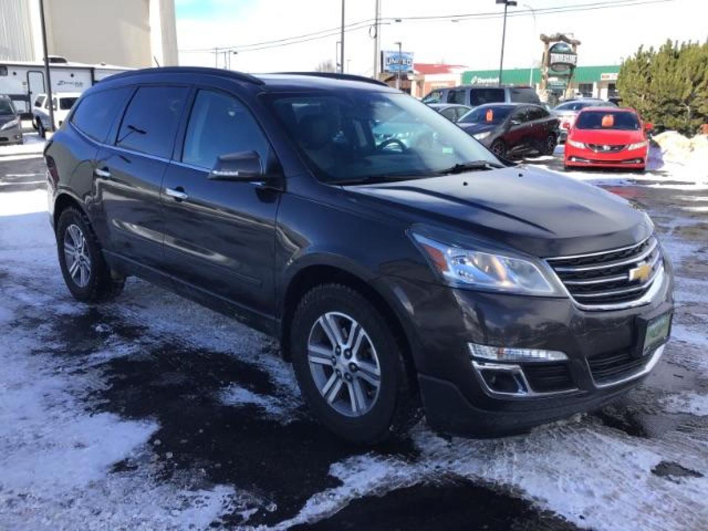 2015 GRAY /Ebony Chevrolet Traverse 2LT AWD (1GNKVHKD4FJ) with an 3.6L V6 DOHC 24V engine, 6-Speed Automatic transmission, located at 1235 N Woodruff Ave., Idaho Falls, 83401, (208) 523-1053, 43.507172, -112.000488 - This 2015 Chevrolet Traverse 2LT AWD, has 70,000 miles. Comes with leather interior, heated seats, back up camera, 3rd row seating, and touch screen stereo. At Timberline Auto it is always easy to find a great deal on your next vehicle! Our experienced sales staff can help find the right vehicle wil - Photo#6