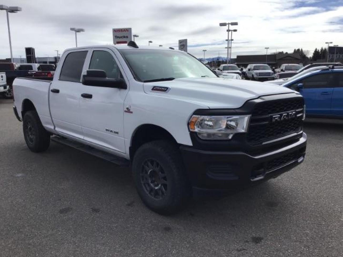 2019 Bright White Clear Coat /Black/Diesel Gray, vinyl RAM 2500 Tradesman Crew Cab SWB 4WD (3C6UR5CL4KG) with an 6.7L L6 OHV 24V TURBO DIESEL engine, 6-Speed Automatic transmission, located at 1235 N Woodruff Ave., Idaho Falls, 83401, (208) 523-1053, 43.507172, -112.000488 - This 2019 Ram 2500 Tradesman 4x4, has the 6.7L cummins motor. It has 75,000 miles. It comes with cloth interior, integrated brake control, touch screen stereo, blue tooth audio, cruise control, and power windows. At Timberline Auto it is always easy to find a great deal on your next vehicle! Our e - Photo#6