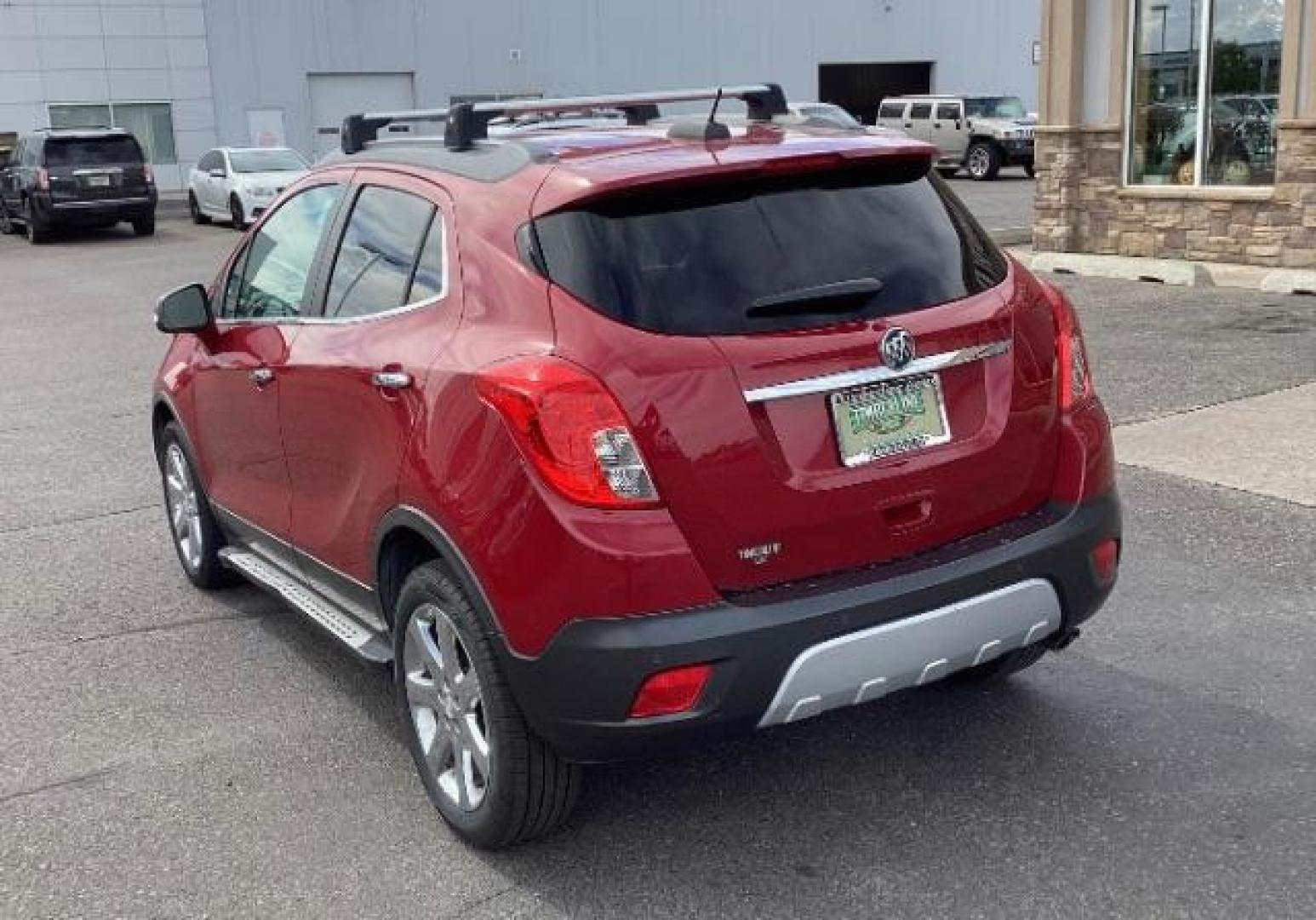 2016 RED /Ebony, leather Buick Encore Premium AWD (KL4CJHSB4GB) with an 1.4L L4 DOHC 16V TURBO engine, 6-Speed Automatic transmission, located at 1235 N Woodruff Ave., Idaho Falls, 83401, (208) 523-1053, 43.507172, -112.000488 - Photo#3