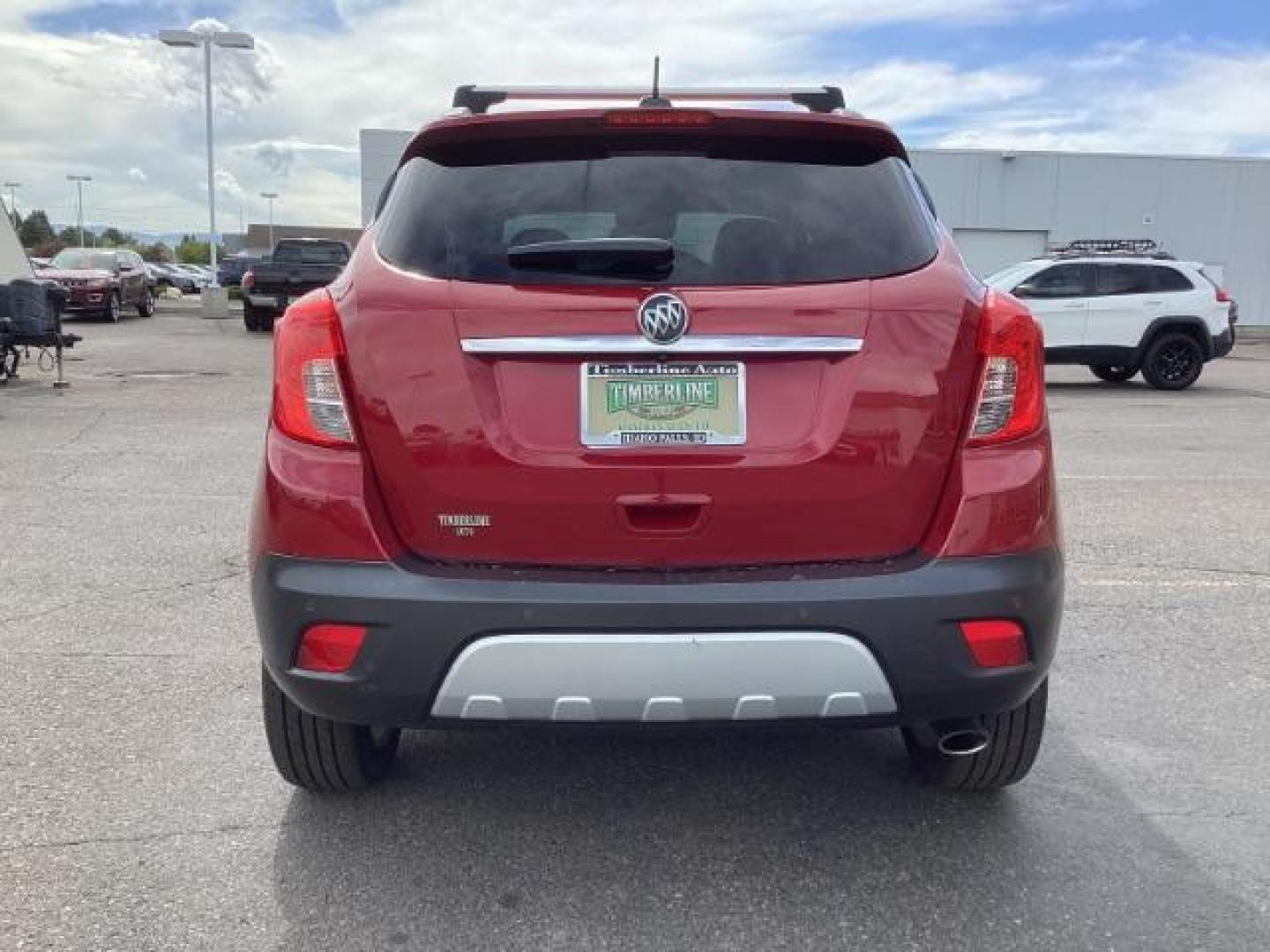 2016 RED /Ebony, leather Buick Encore Premium AWD (KL4CJHSB4GB) with an 1.4L L4 DOHC 16V TURBO engine, 6-Speed Automatic transmission, located at 1235 N Woodruff Ave., Idaho Falls, 83401, (208) 523-1053, 43.507172, -112.000488 - Photo#4