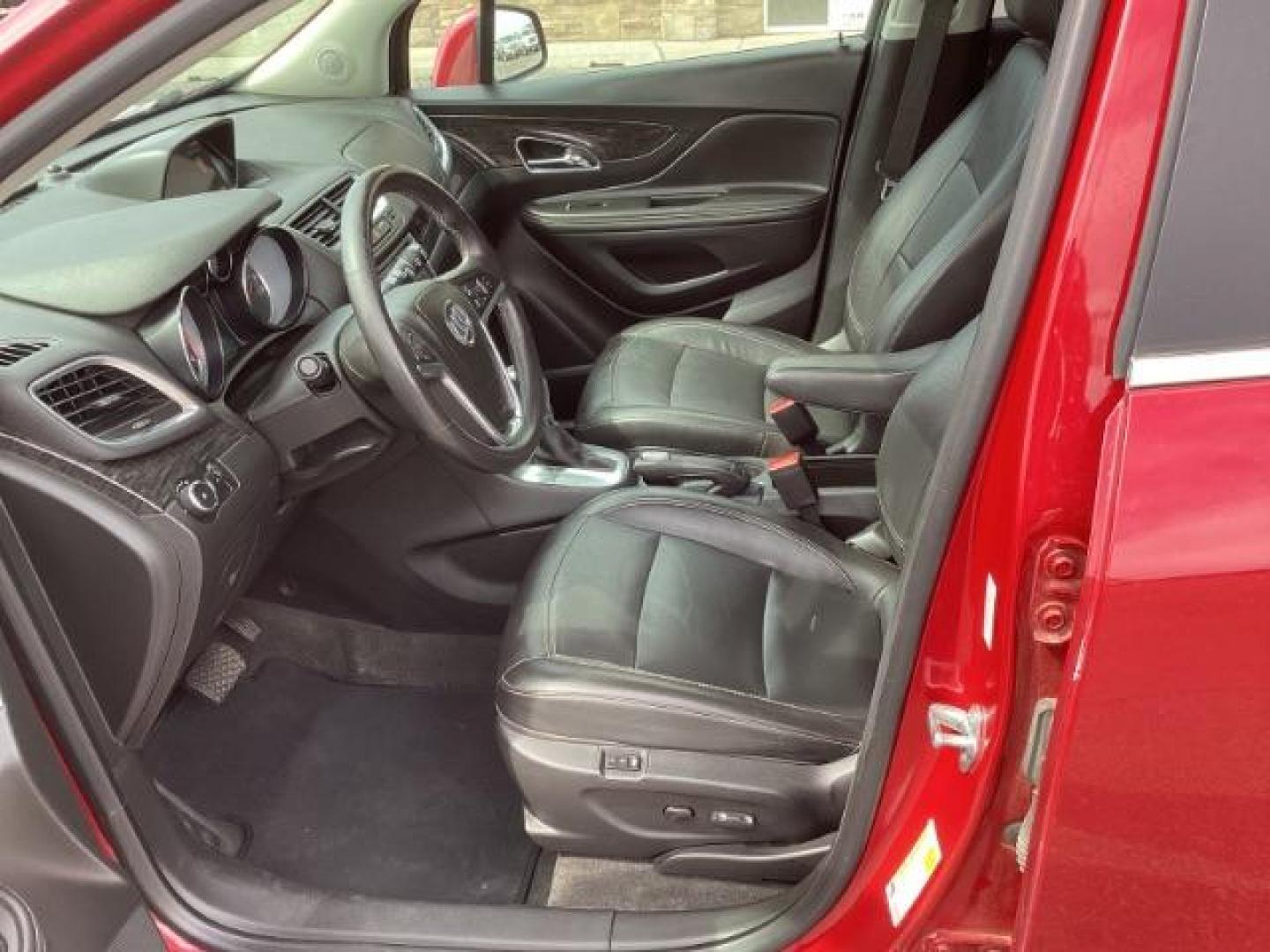 2016 RED /Ebony, leather Buick Encore Premium AWD (KL4CJHSB4GB) with an 1.4L L4 DOHC 16V TURBO engine, 6-Speed Automatic transmission, located at 1235 N Woodruff Ave., Idaho Falls, 83401, (208) 523-1053, 43.507172, -112.000488 - Photo#9