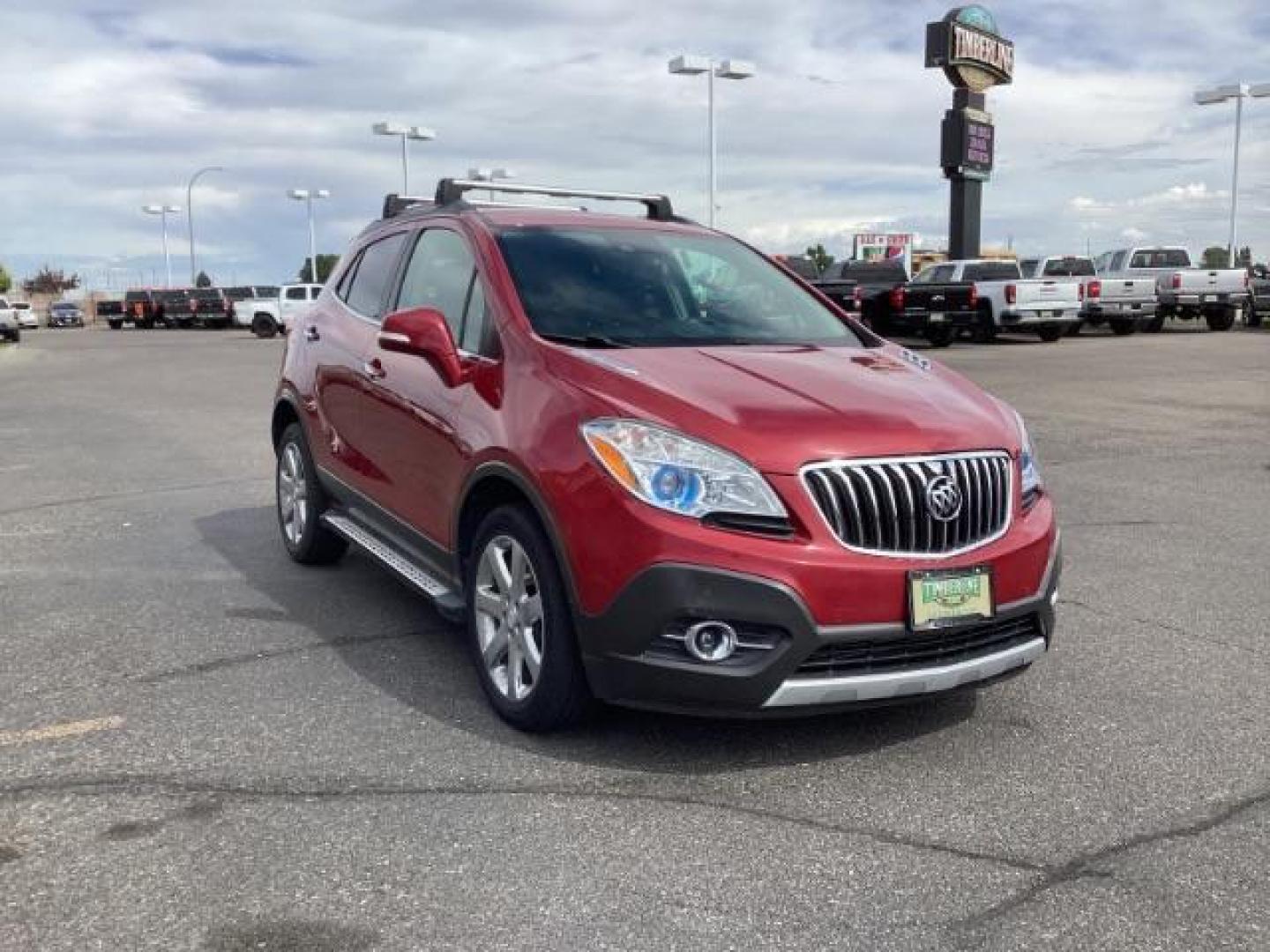 2016 RED /Ebony, leather Buick Encore Premium AWD (KL4CJHSB4GB) with an 1.4L L4 DOHC 16V TURBO engine, 6-Speed Automatic transmission, located at 1235 N Woodruff Ave., Idaho Falls, 83401, (208) 523-1053, 43.507172, -112.000488 - Photo#19