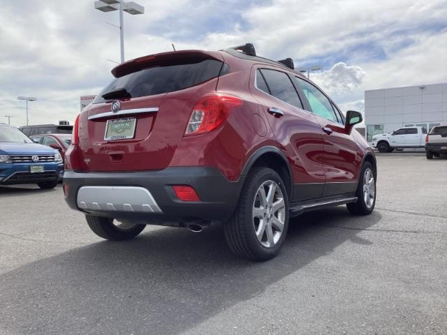 2016 RED /Ebony, leather Buick Encore Premium AWD (KL4CJHSB4GB) with an 1.4L L4 DOHC 16V TURBO engine, 6-Speed Automatic transmission, located at 1235 N Woodruff Ave., Idaho Falls, 83401, (208) 523-1053, 43.507172, -112.000488 - Photo#5