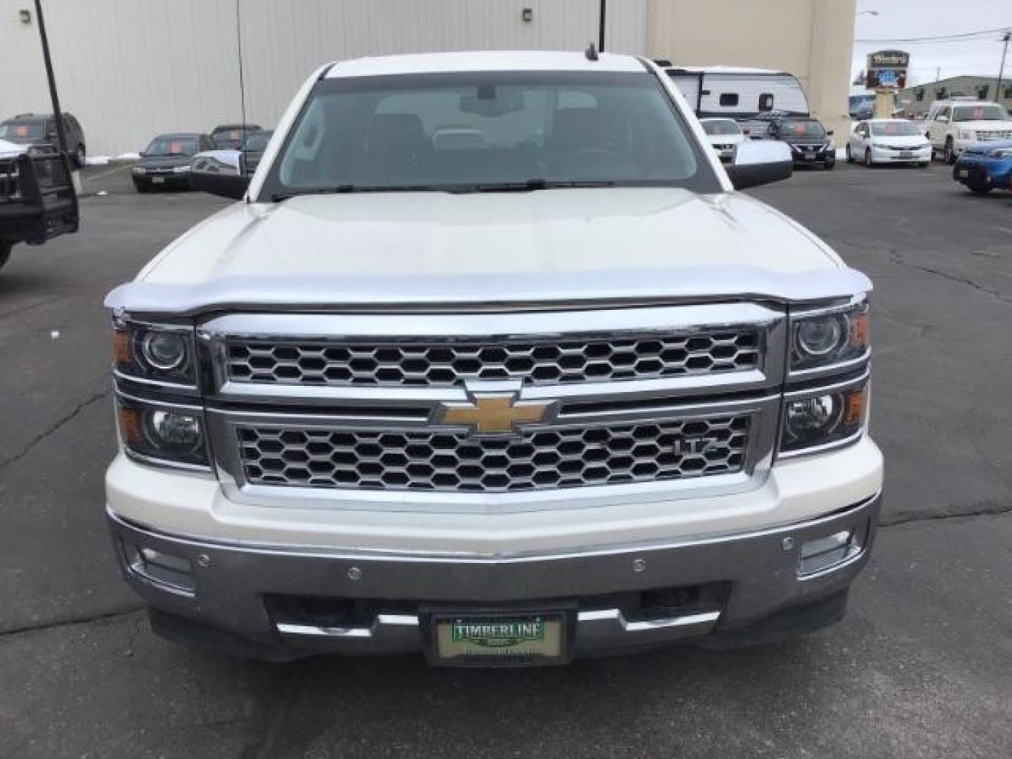 2014 White Diamond Tricoat /Jet Black Chevrolet Silverado 1500 LTZ CREWCAB (3GCUKSEC2EG) with an 5.3L V8 OHV 16V engine, 6-Speed Automatic transmission, located at 1235 N Woodruff Ave., Idaho Falls, 83401, (208) 523-1053, 43.507172, -112.000488 - This 2014 Chevrolet 1500 LTZ 4x4, has the 5.3L motor. It has 117,000 miles. It comes with leather interior, heated seats, blue tooth audio, back up camera, Bose sound system, power seats, and power windows and locks. At Timberline Auto it is always easy to find a great deal on your next vehicle! Our - Photo#7