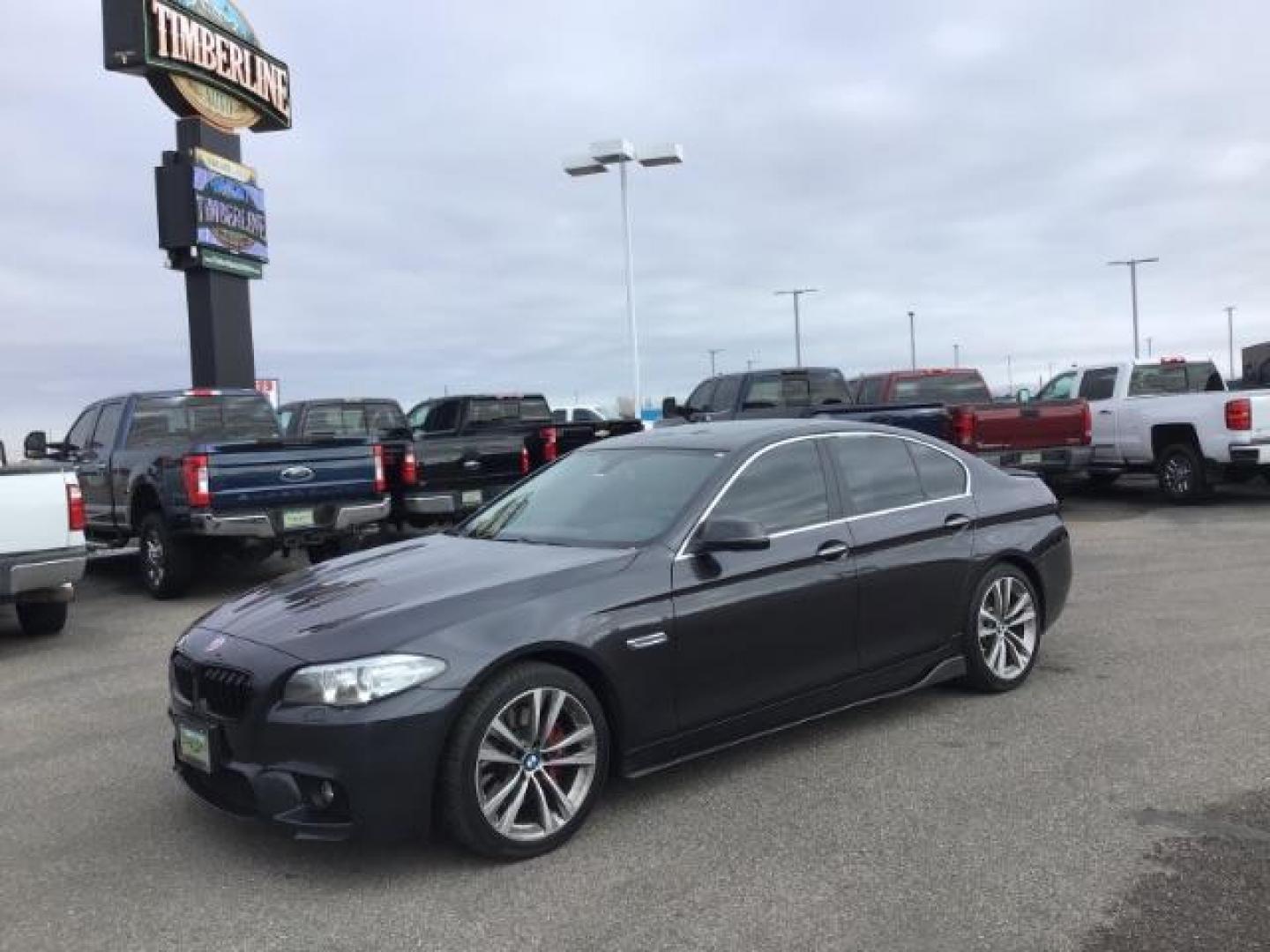 2016 GRAY /Black Nappa, premium leather BMW 5-Series 535i xDrive (WBA5B3C55GG) with an 3.0L L6 DOHC 24V engine, 8-Speed Automatic transmission, located at 1235 N Woodruff Ave., Idaho Falls, 83401, (208) 523-1053, 43.507172, -112.000488 - This BMW M Sport, has 88,000 miles. It comes with leather interior, back up camera, sunroof, and dual power seats. At Timberline Auto it is always easy to find a great deal on your next vehicle! Our experienced sales staff can help find the right vehicle that will fit your needs. Our knowledgeable f - Photo#1