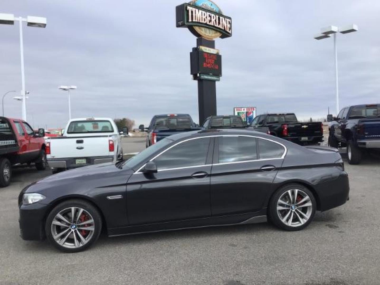 2016 GRAY /Black Nappa, premium leather BMW 5-Series 535i xDrive (WBA5B3C55GG) with an 3.0L L6 DOHC 24V engine, 8-Speed Automatic transmission, located at 1235 N Woodruff Ave., Idaho Falls, 83401, (208) 523-1053, 43.507172, -112.000488 - This BMW M Sport, has 88,000 miles. It comes with leather interior, back up camera, sunroof, and dual power seats. At Timberline Auto it is always easy to find a great deal on your next vehicle! Our experienced sales staff can help find the right vehicle that will fit your needs. Our knowledgeable f - Photo#2