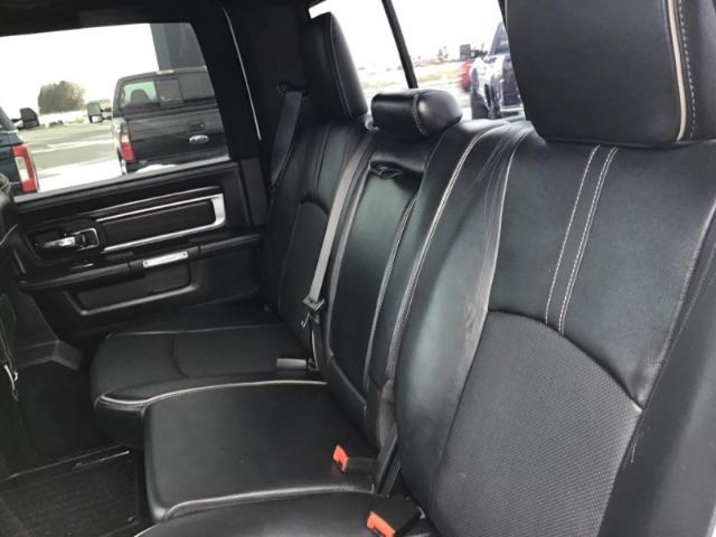 2017 Pearl White /Black/Cattle Tan, premium leather RAM 3500 Longhorn Crew Cab LWB 4WD (3C63R3KL4HG) with an 6.7L L6 OHV 24V TURBO DIESEL engine, 6-Speed Automatic transmission, located at 1235 N Woodruff Ave., Idaho Falls, 83401, (208) 523-1053, 43.507172, -112.000488 - This 2017 Ram 3500 Limited 4x4, has the 6.7L diesel motor. It has 99,000 miles. Comes with leather interior, heated and cooled seats, dual power seats, custom front bumper, back up camera, turnover ball, and blue tooth audio. At Timberline Auto it is always easy to find a great deal on your next ve - Photo#18