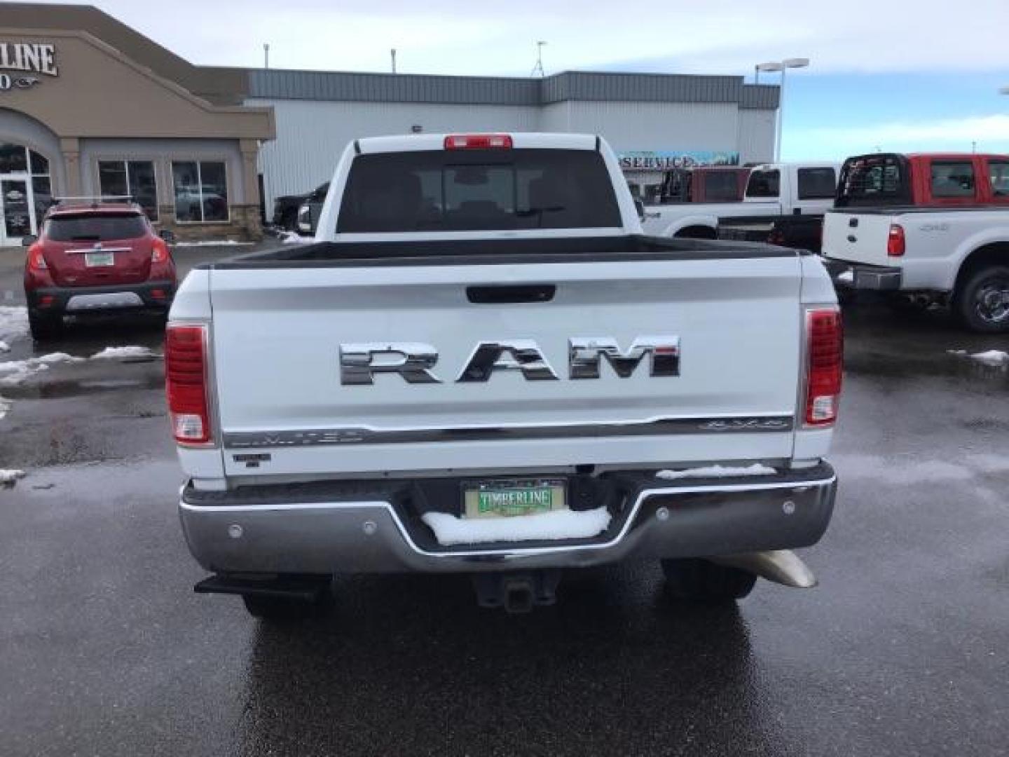 2017 Pearl White /Black/Cattle Tan, premium leather RAM 3500 Longhorn Crew Cab LWB 4WD (3C63R3KL4HG) with an 6.7L L6 OHV 24V TURBO DIESEL engine, 6-Speed Automatic transmission, located at 1235 N Woodruff Ave., Idaho Falls, 83401, (208) 523-1053, 43.507172, -112.000488 - This 2017 Ram 3500 Limited 4x4, has the 6.7L diesel motor. It has 99,000 miles. Comes with leather interior, heated and cooled seats, dual power seats, custom front bumper, back up camera, turnover ball, and blue tooth audio. At Timberline Auto it is always easy to find a great deal on your next ve - Photo#3