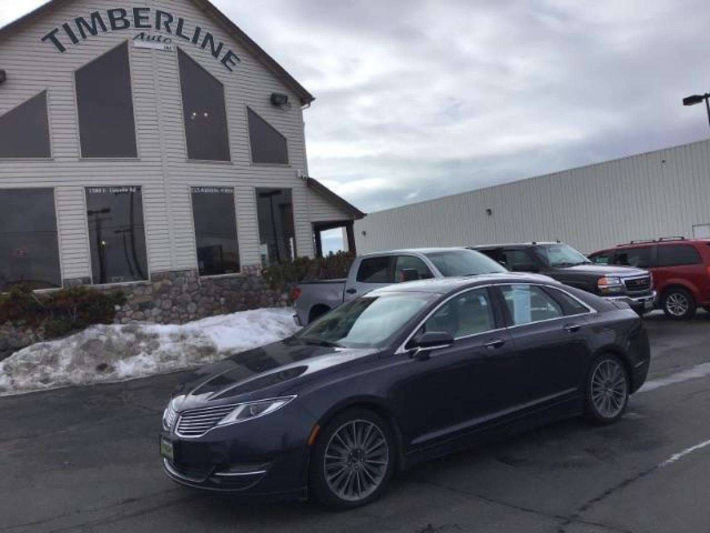 2013 BLUE /Light Dune Lincoln MKZ Hybrid Sedan (3LN6L2LU1DR) with an 2.5L L4 DOHC 16V HYBRID engine, Continuously Variable Transmission transmission, located at 1235 N Woodruff Ave., Idaho Falls, 83401, (208) 523-1053, 43.507172, -112.000488 - This 2013 Lincoln MKZ Hybrid, has 108,000 miles. Comes with leather interior, power seats, power windows, touch screen stereo, heated seats, and sunroof. At Timberline Auto it is always easy to find a great deal on your next vehicle! Our experienced sales staff can help find the right vehicle will f - Photo#0