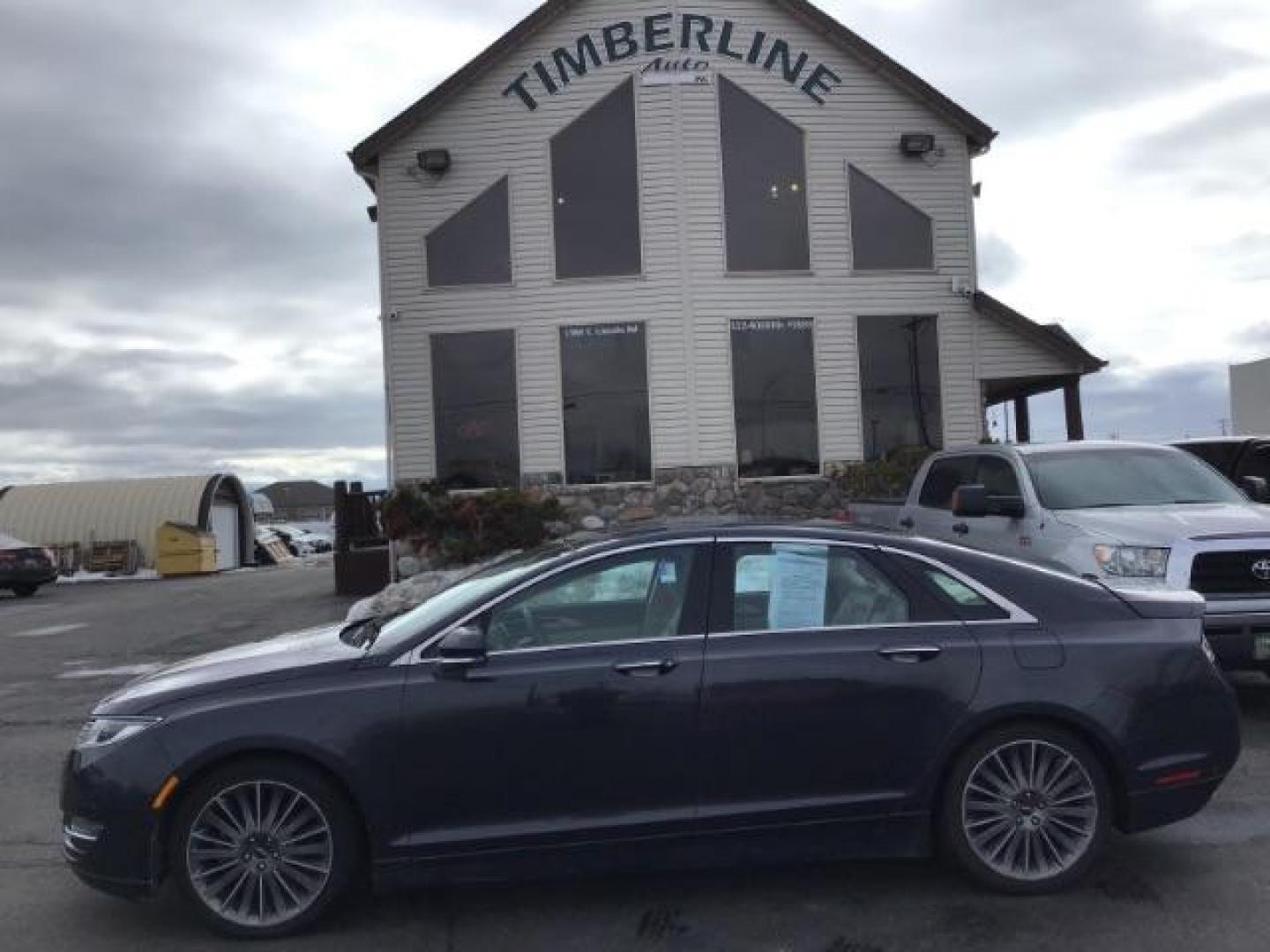 2013 BLUE /Light Dune Lincoln MKZ Hybrid Sedan (3LN6L2LU1DR) with an 2.5L L4 DOHC 16V HYBRID engine, Continuously Variable Transmission transmission, located at 1235 N Woodruff Ave., Idaho Falls, 83401, (208) 523-1053, 43.507172, -112.000488 - This 2013 Lincoln MKZ Hybrid, has 108,000 miles. Comes with leather interior, power seats, power windows, touch screen stereo, heated seats, and sunroof. At Timberline Auto it is always easy to find a great deal on your next vehicle! Our experienced sales staff can help find the right vehicle will f - Photo#1