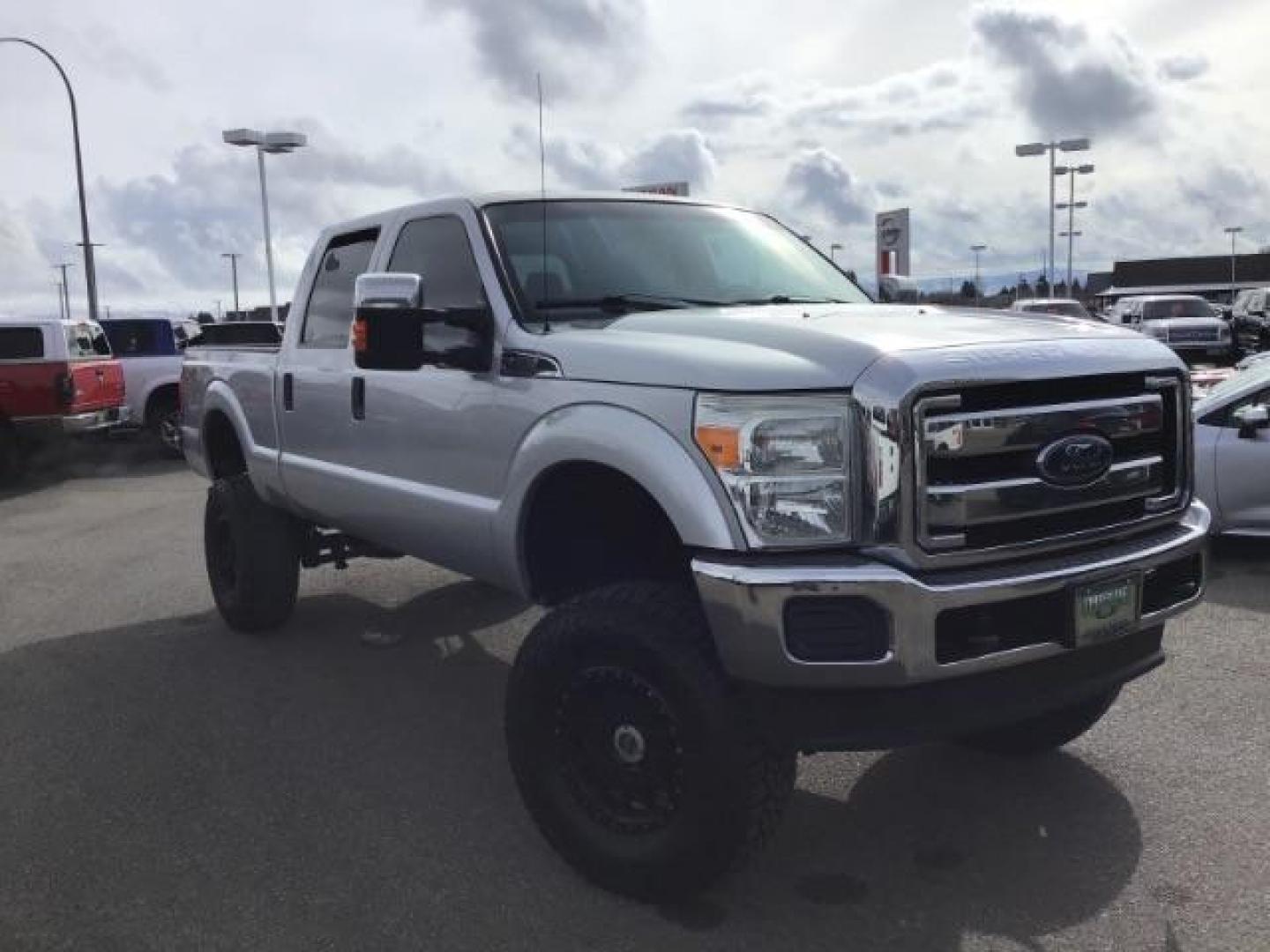 2013 Sterling Grey Metallic /Steel Cloth Interior Ford F-250 SD XLT Crew Cab 4WD (1FT7W2B66DE) with an 6.2L V8 OHV 16V engine, 6-Speed Automatic transmission, located at 1235 N Woodruff Ave., Idaho Falls, 83401, (208) 523-1053, 43.507172, -112.000488 - This 2013 Ford F250 XLT 4x4, has the 6.2L motor. It has 120,000 miles. Comes with Cloth interior, cruise control, body lift, power mirrors, keyless remote, power windows and locks, and will seat 6. At Timberline Auto it is always easy to find a great deal on your next vehicle! Our experienced sales - Photo#8