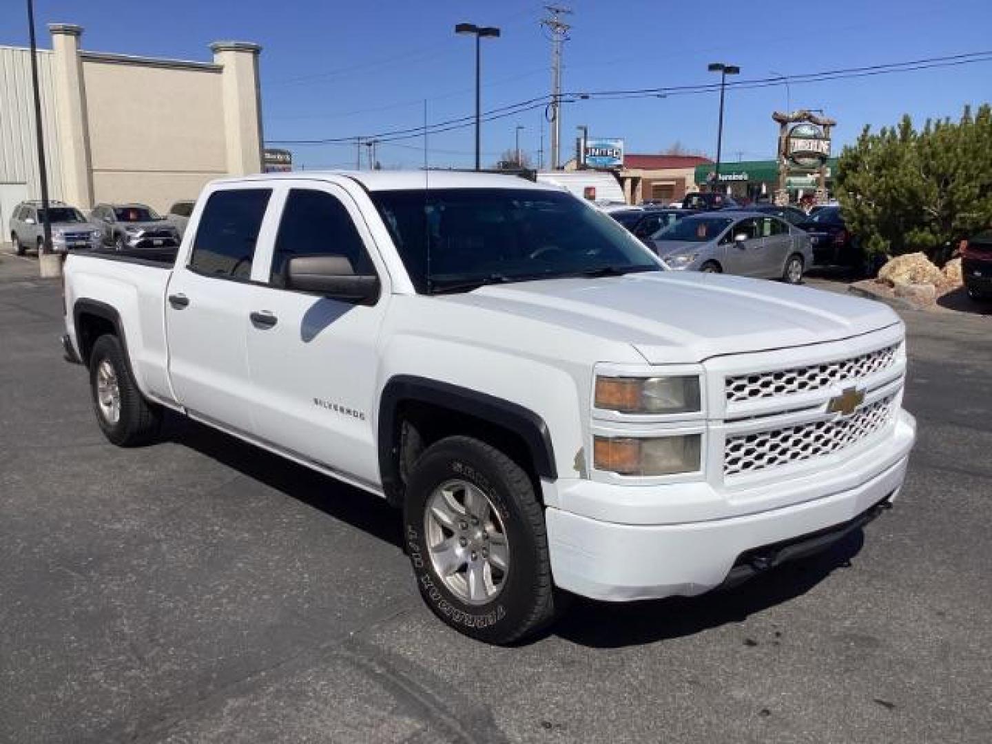 2014 Summit White /Jet Black/Dark Ash Chevrolet Silverado 1500 Work Truck 1WT Crew Cab Long Box 4WD (3GCUKPEC9EG) with an 5.3L V8 OHV 16V engine, 6-Speed Automatic transmission, located at 1235 N Woodruff Ave., Idaho Falls, 83401, (208) 523-1053, 43.507172, -112.000488 - The 2014 Chevrolet Silverado 1500 1WT (Work Truck) is a trim level designed with utility and functionality in mind. Here are some of its key features: Engine: The Silverado 1500 1WT typically comes with a 4.3-liter V6 engine, producing around 285 horsepower and 305 lb-ft of torque. Optionally, it m - Photo#6