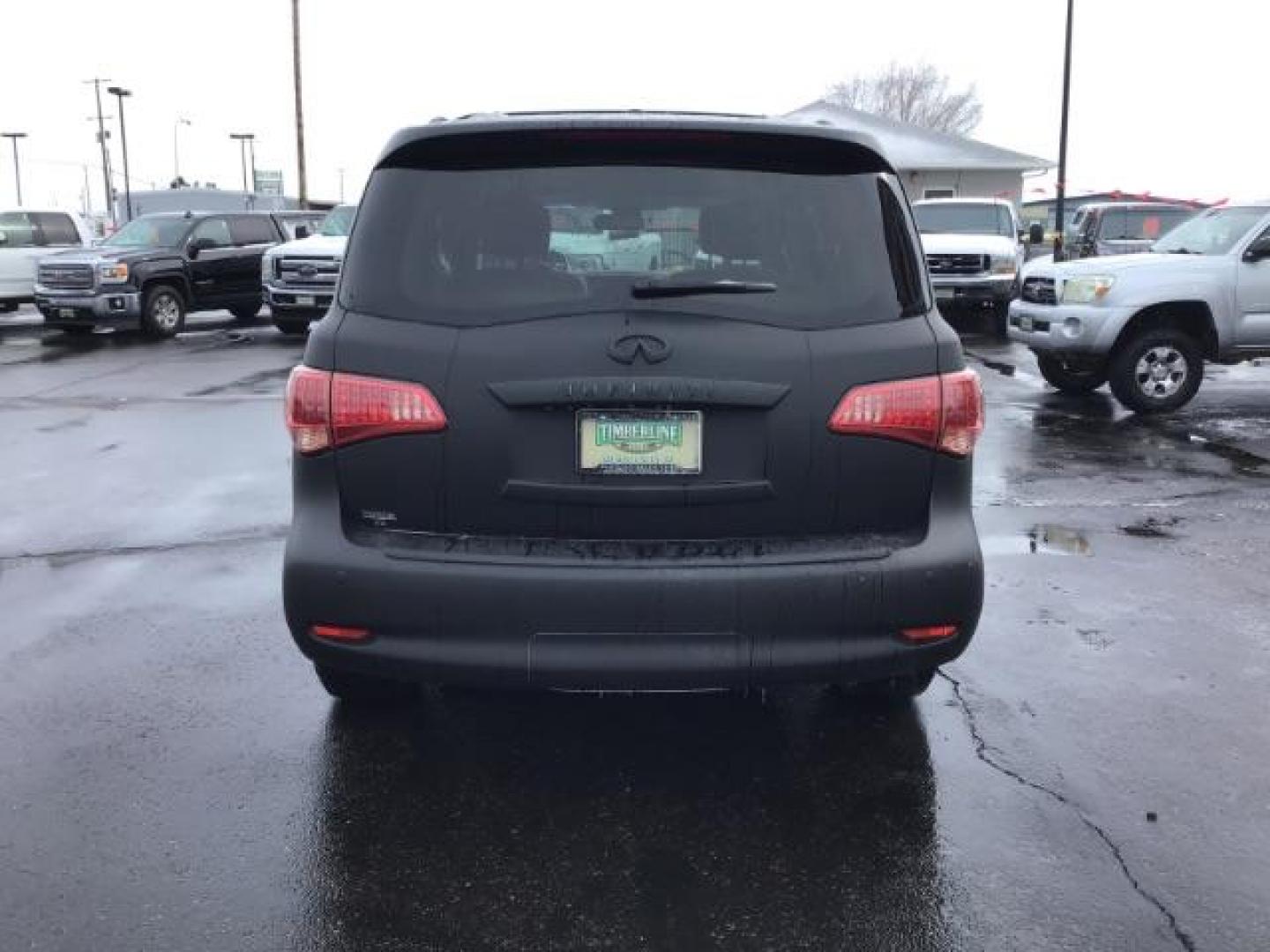 2011 Black Obsidian /Wheat Leather Interior Infiniti QX56 LEATHER (JN8AZ2NF7B9) with an 5.6L V8 DOHC 32V engine, 5-Speed Automatic transmission, located at 1235 N Woodruff Ave., Idaho Falls, 83401, (208) 523-1053, 43.507172, -112.000488 - This 2011 Infiniti QX56, has 122,000 miles. Comes with leather interior, heated front and rear seats, back up camera, navigation, sunroof, cruise control, and power seats. At Timberline Auto it is always easy to find a great deal on your next vehicle! Our experienced sales staff can help find the ri - Photo#3